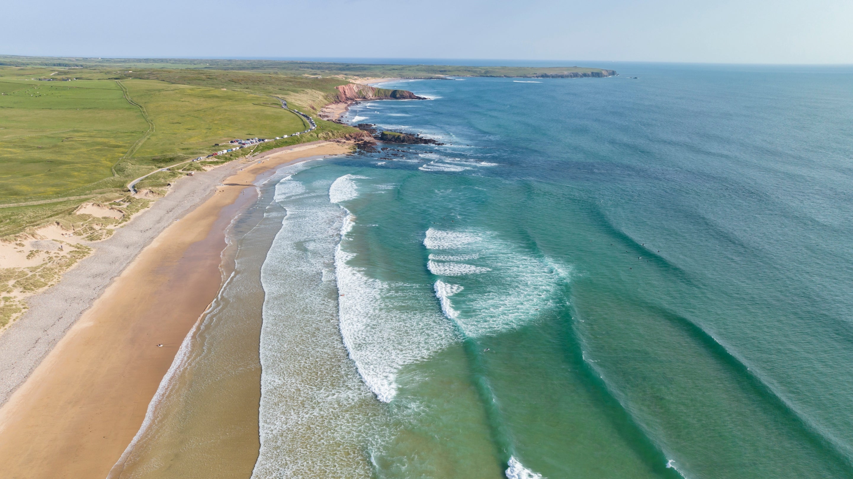 Freshwater West near Gupton Farm Campsite, Pembrokeshire