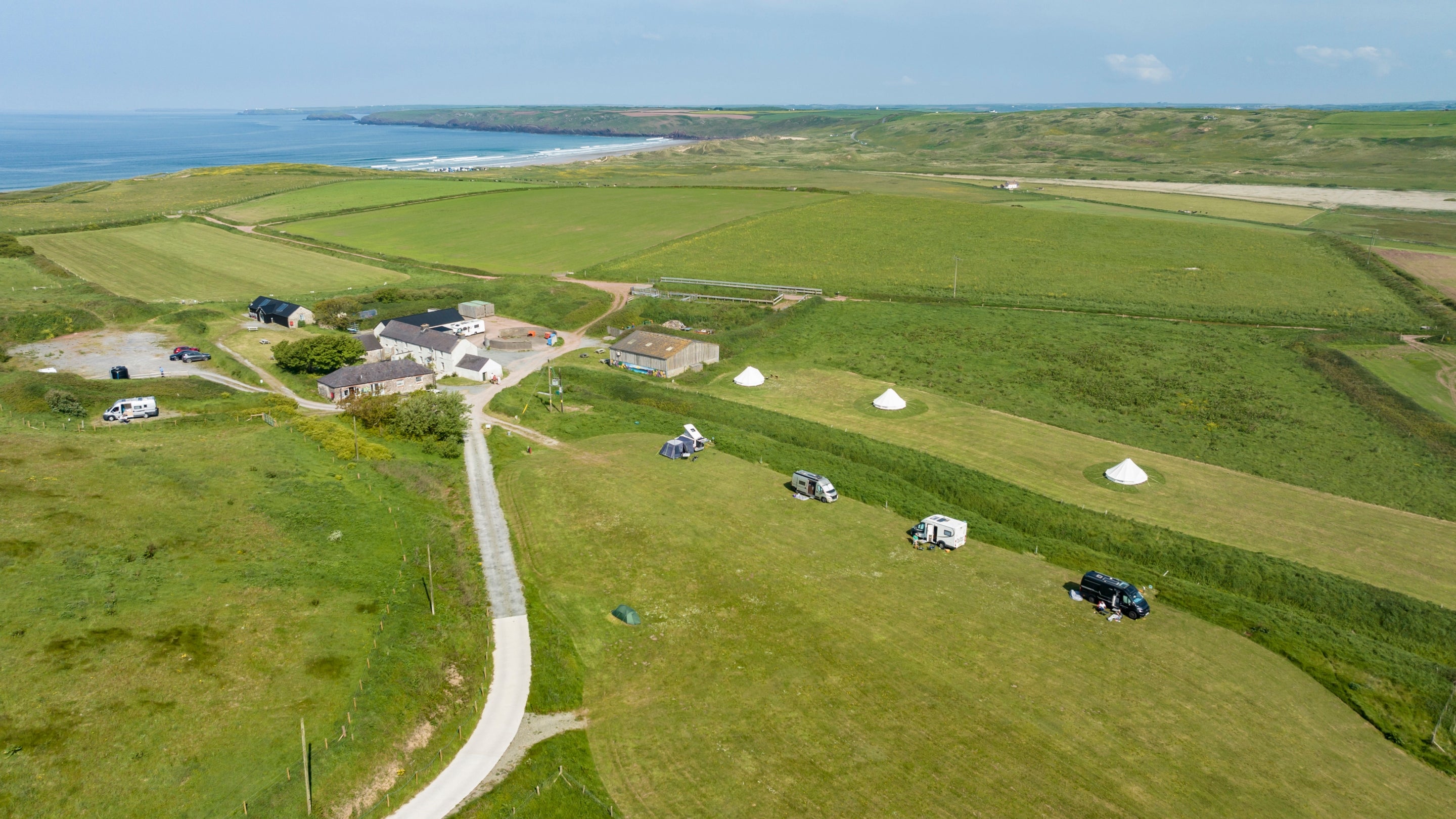 The area surrounding Gupton Bunkhouse, Pembrokeshire