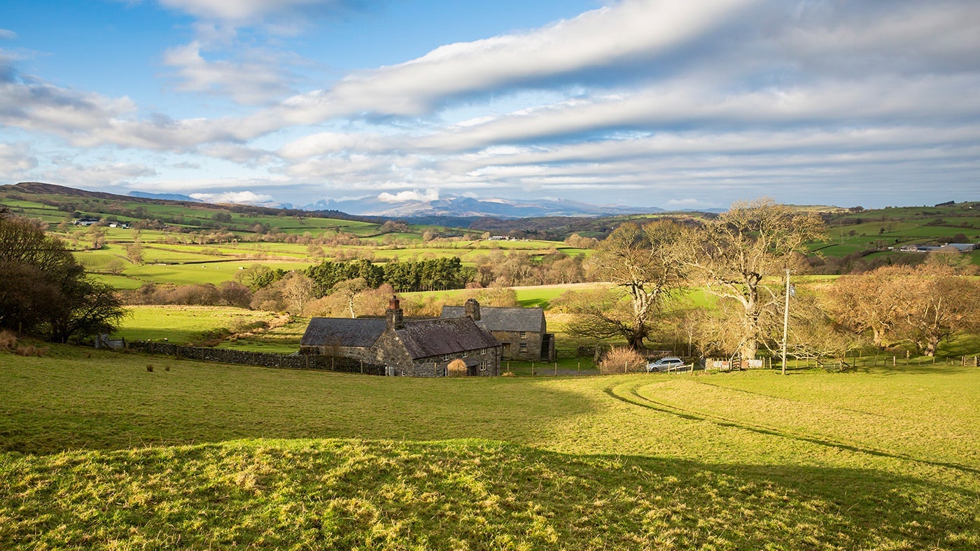 The exterior of Gwernouau Cottage, Betws-Y-Coed, Gwynedd