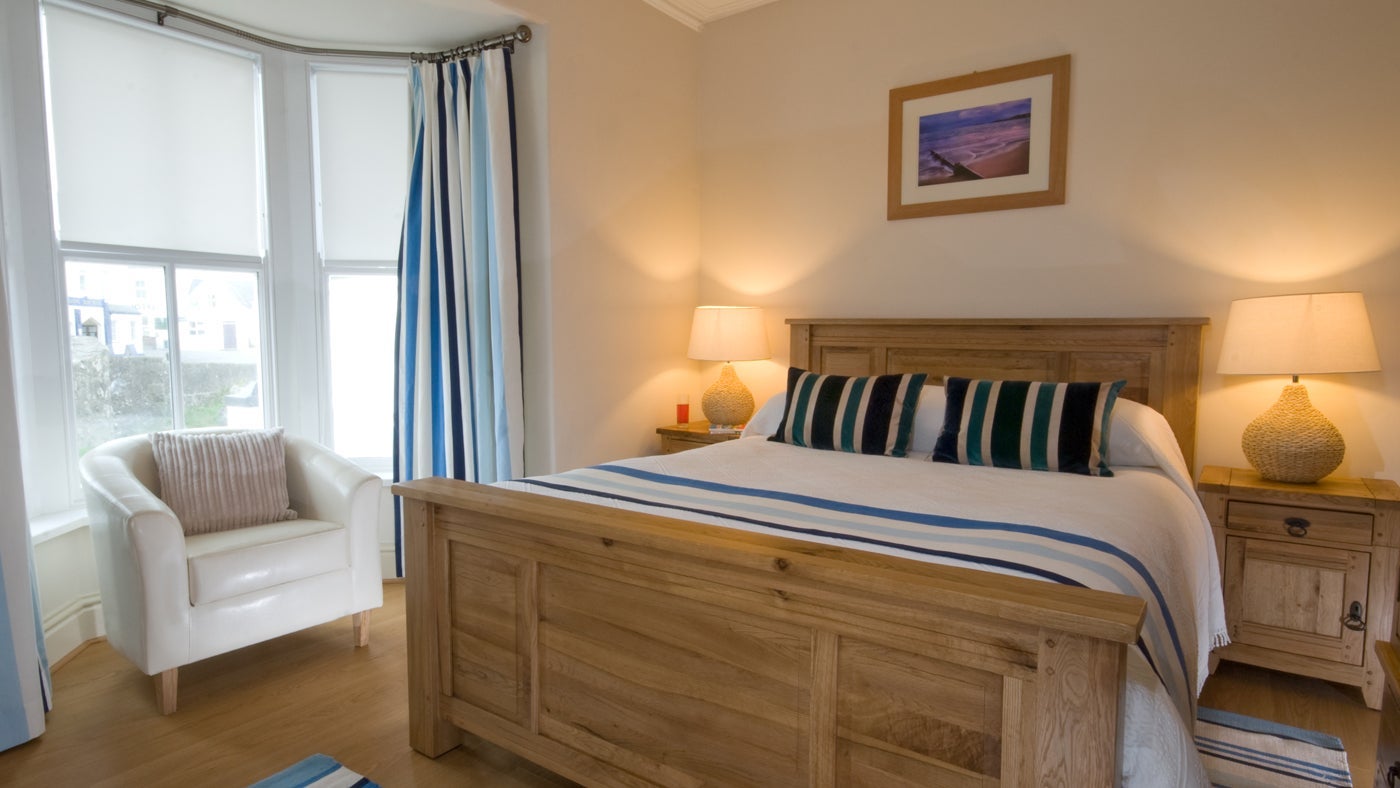 Double bedroom at Hywyn, Pwllheli, Gwynedd