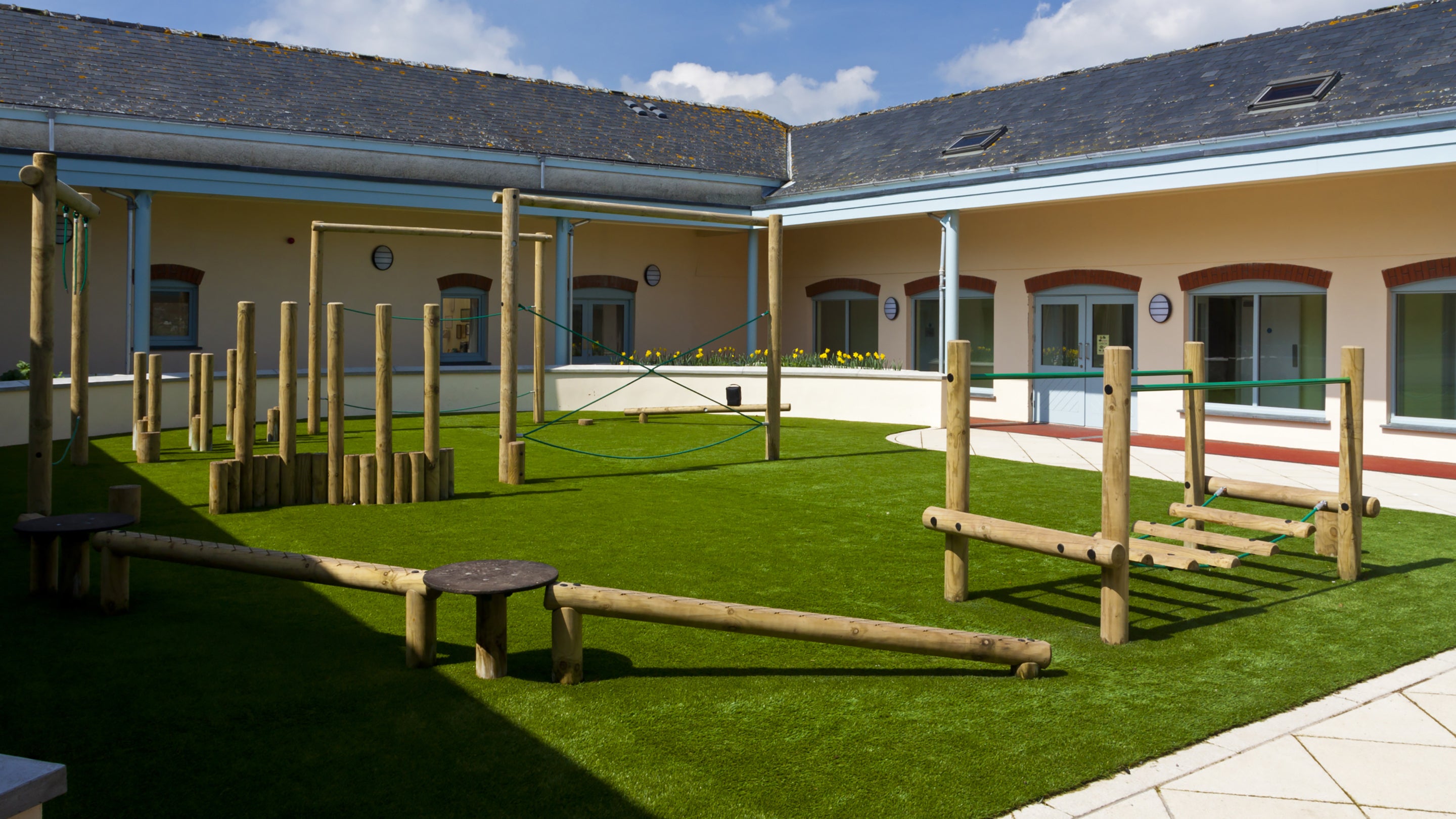 The exterior of Kingfisher Bunkhouse, Pembrokeshire