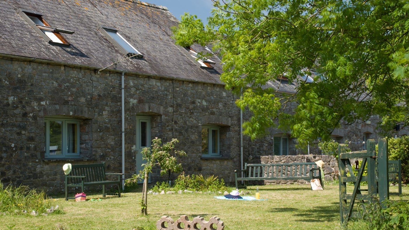 The exterior of Lavender Cottage, Stackpole, nr Pembroke, Pembrokeshire