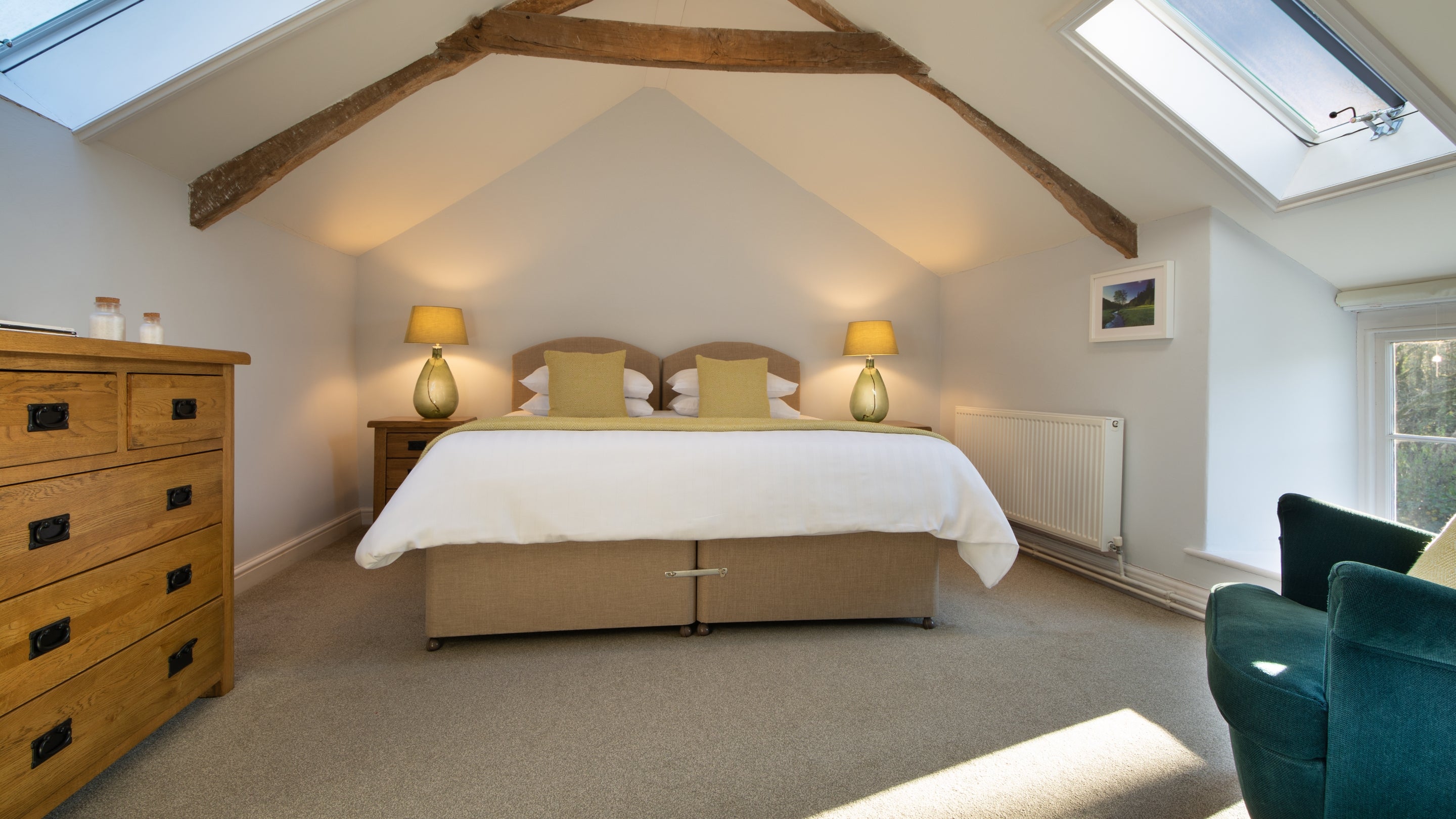 The double room at Little Craig-y-borion, Pembrokeshire