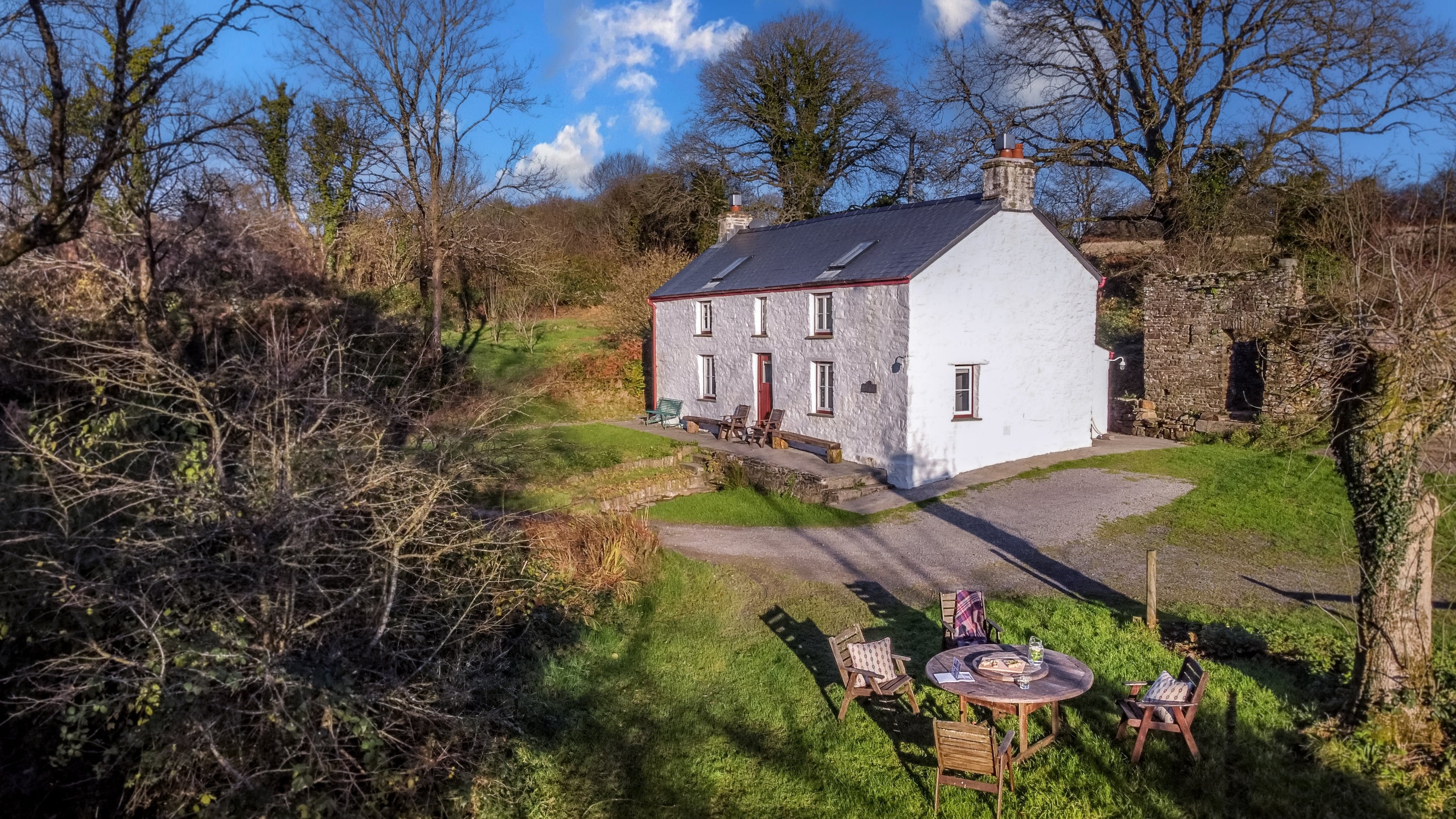 The exterior of Little Craig-y-borion, Pembrokeshire