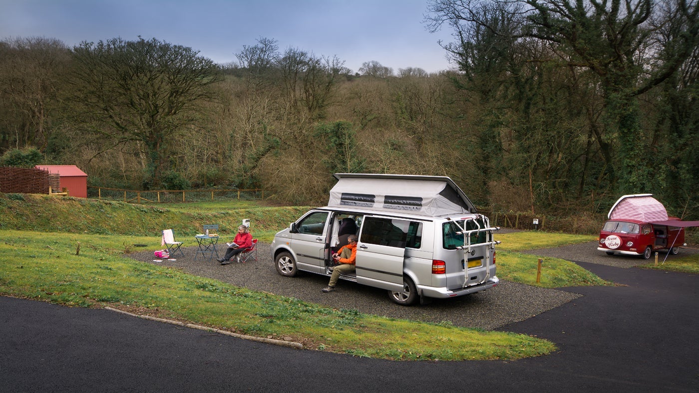 Llanborth Campervan Site, Ceredigion, Wales