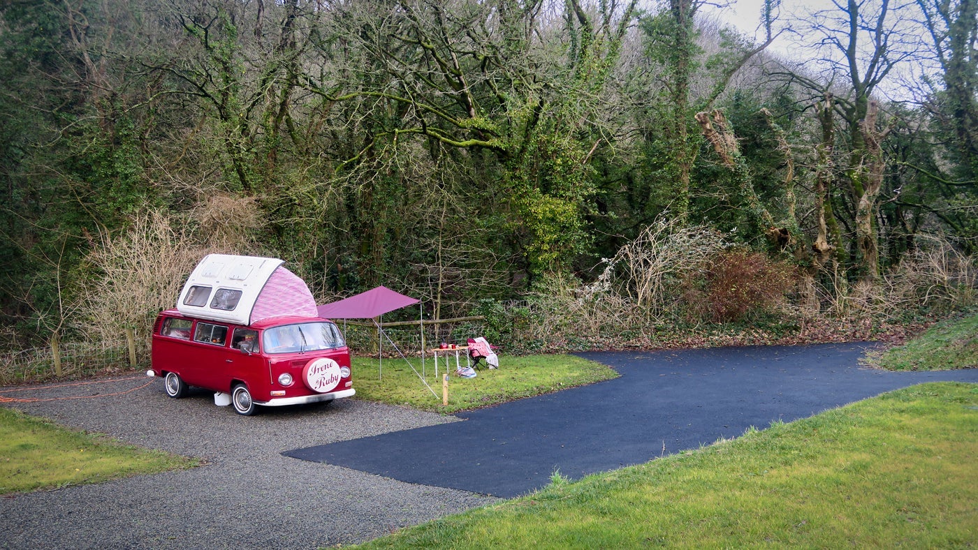 Llanborth Campervan Site, Ceredigion, Wales