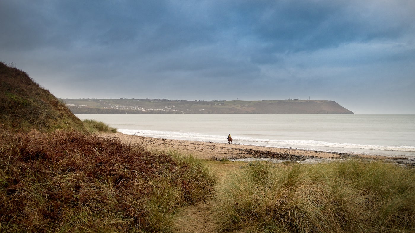 The beach at Penbryn, Ceredigion, Wales