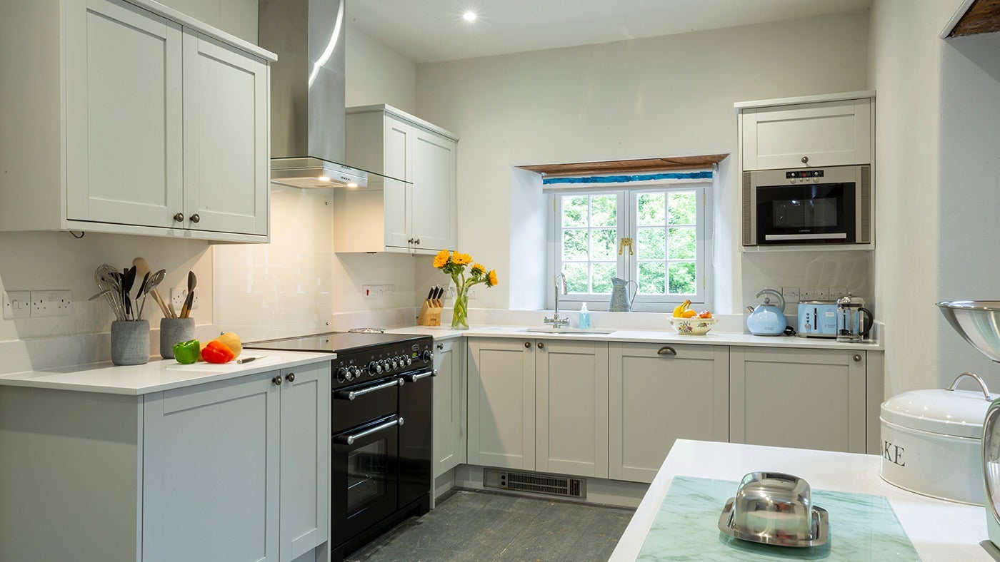 The kitchen at Llanborth Farmhouse, Llandysul