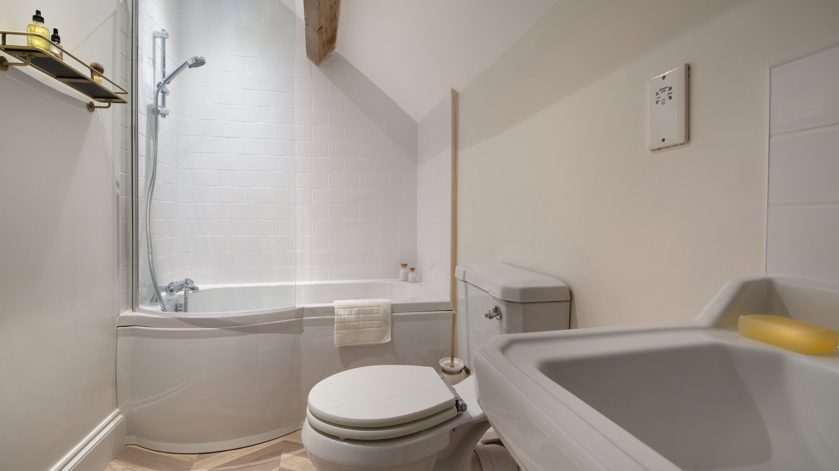 The bathroom at Llety Mawr, Gwynedd