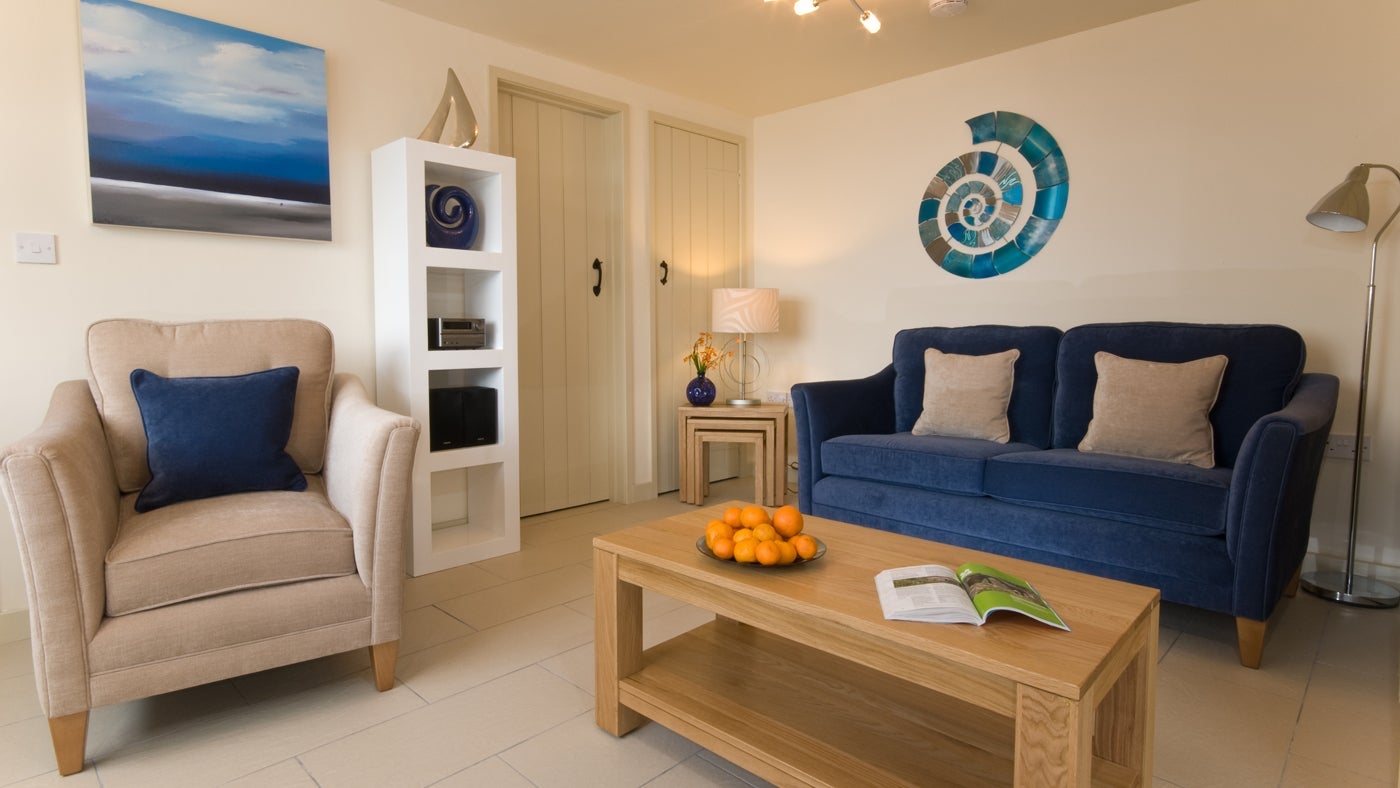 Sitting room at Moryn, Morfa Nefyn, Gwynedd