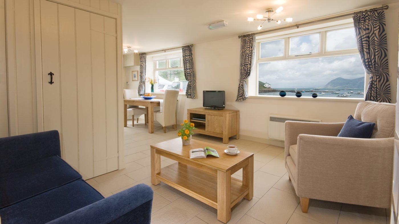 Sitting room at Moryn, Morfa Nefyn, Gwynedd