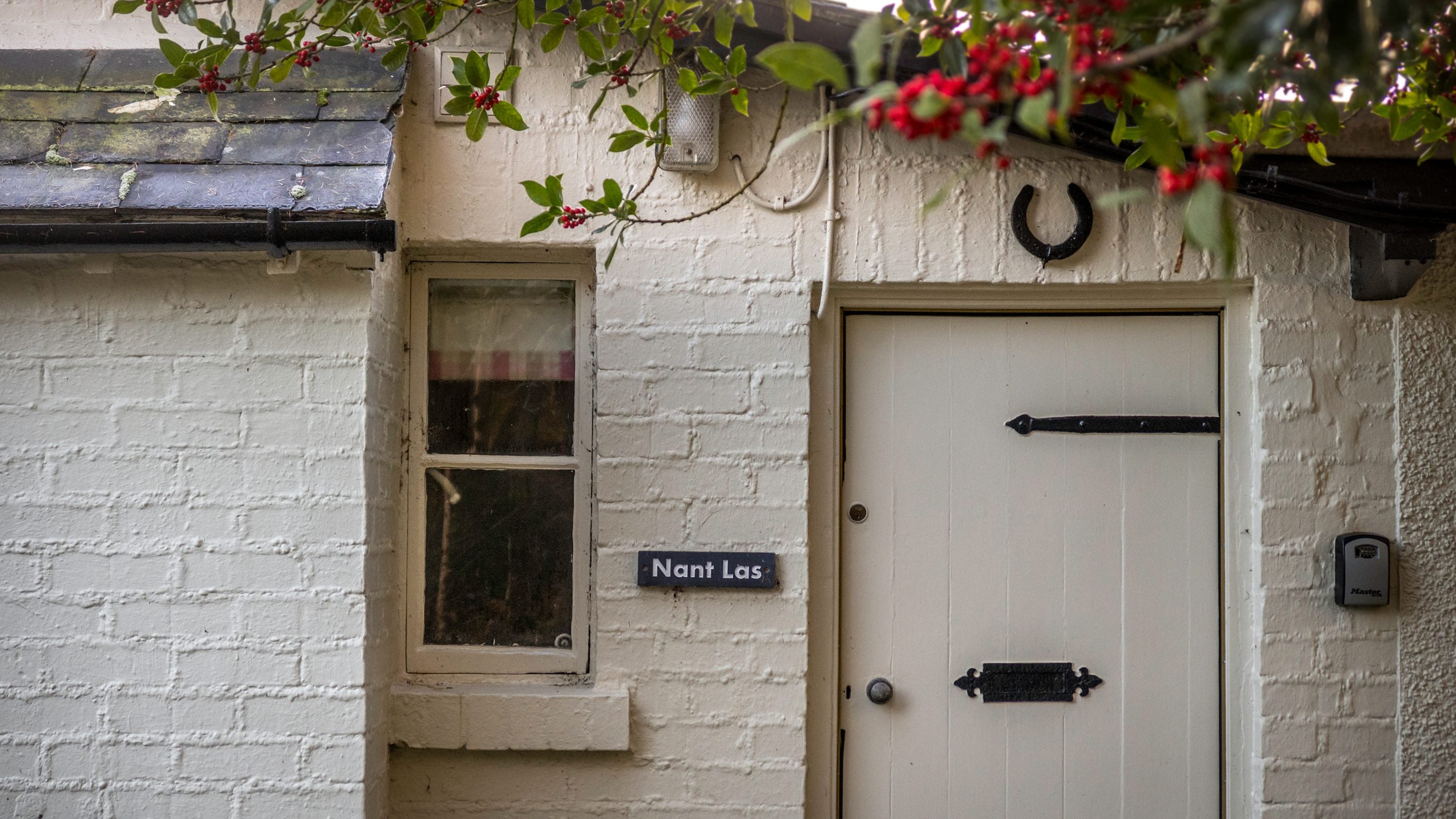 The front door at Nant Las, Gwynedd