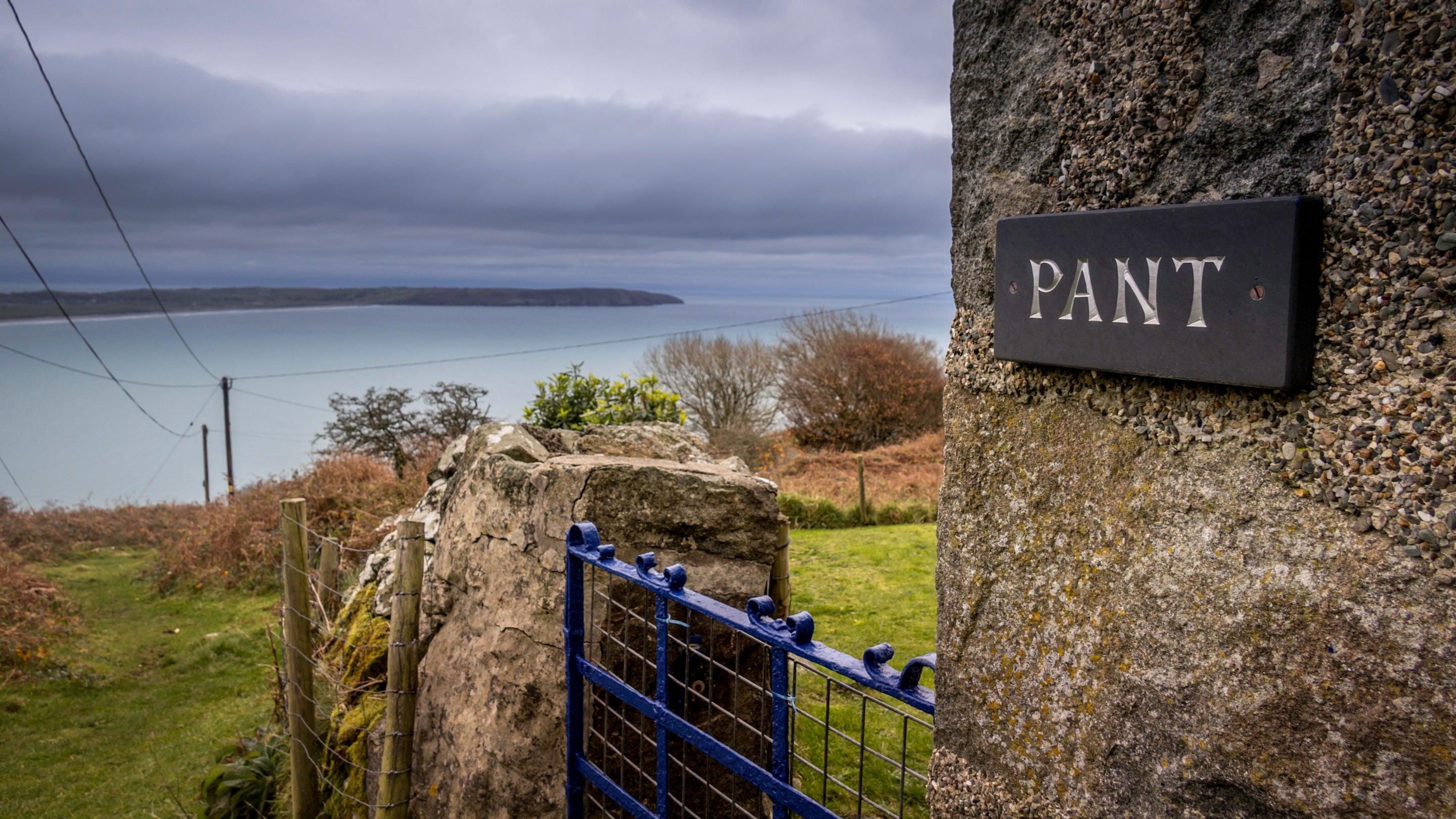 The view from Pant Rhiw Cottage, Gwynedd