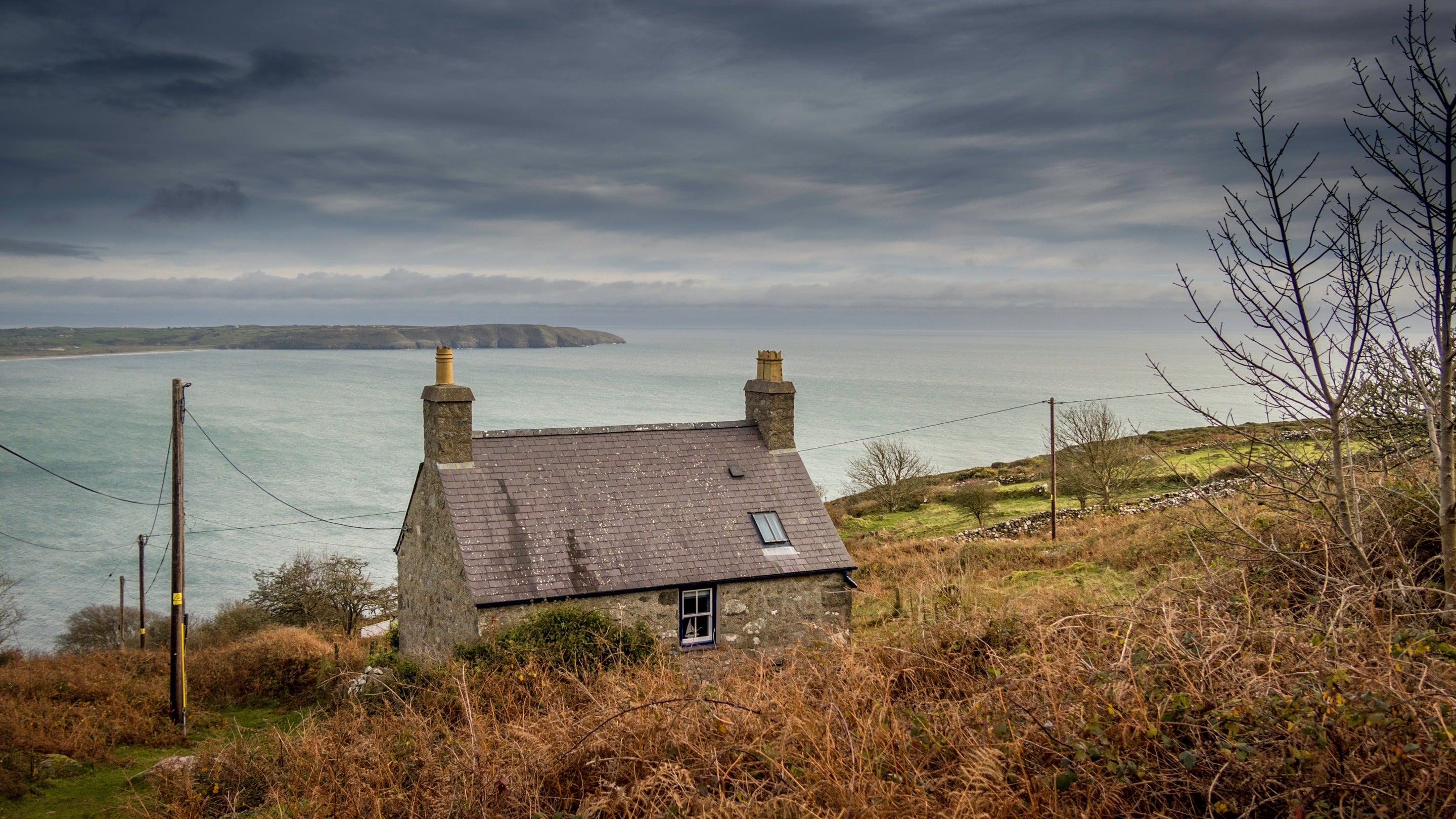 The view from Pant Rhiw Cottage, Gwynedd