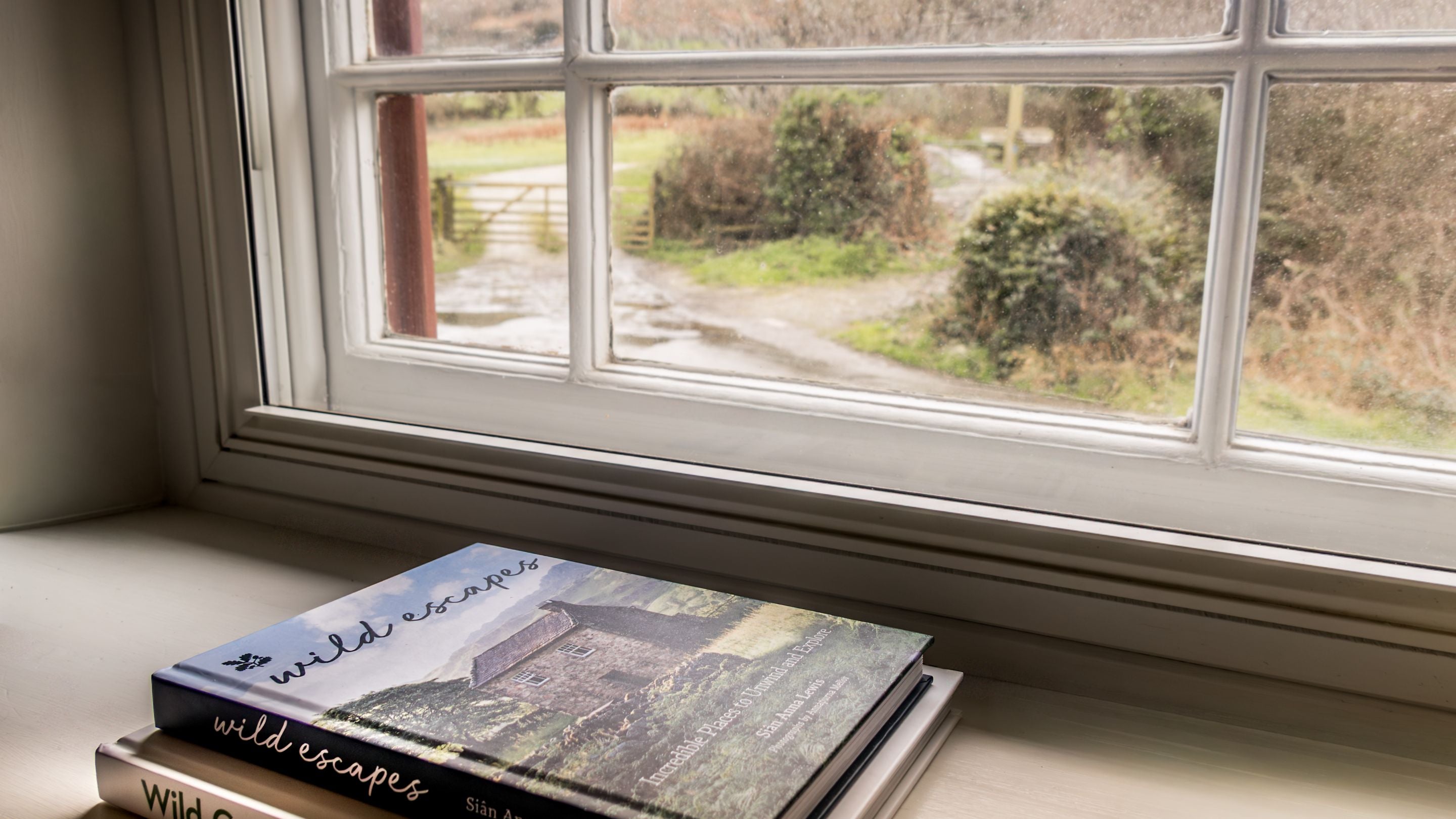 A view from the window at Penbryn Cottage, Ceredigion