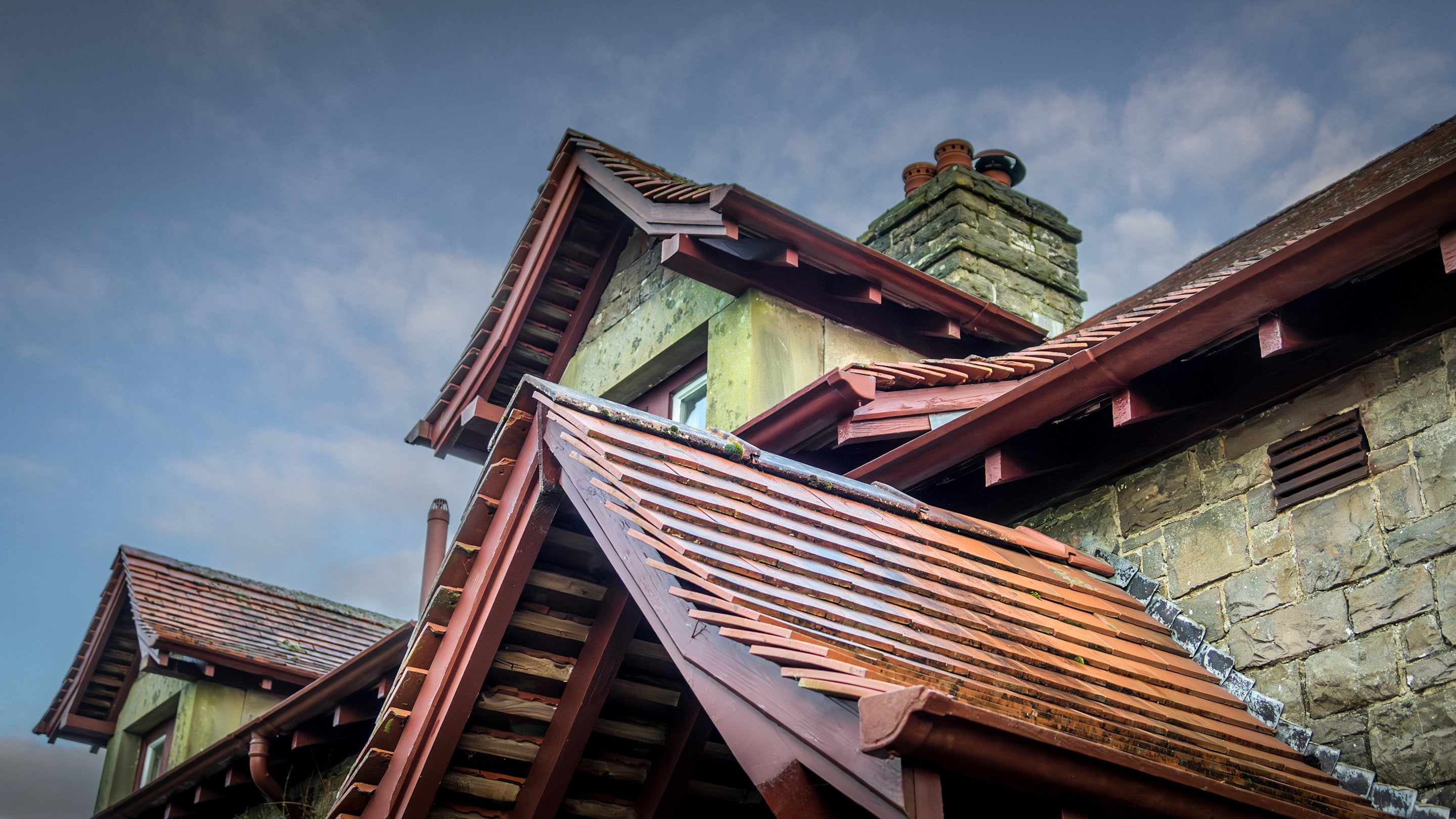 The roof of Penparc, Carmarthenshire