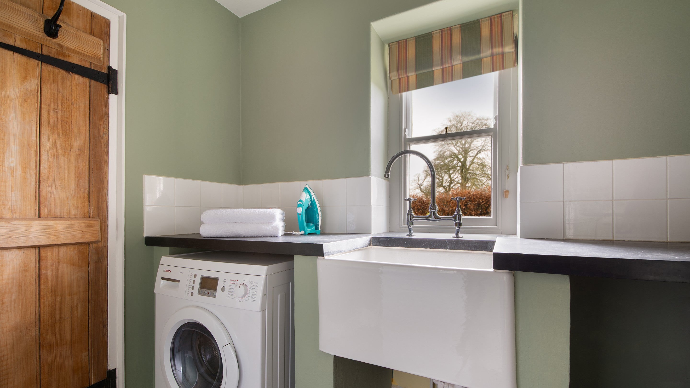 The utility room at Penparc, Carmarthenshire