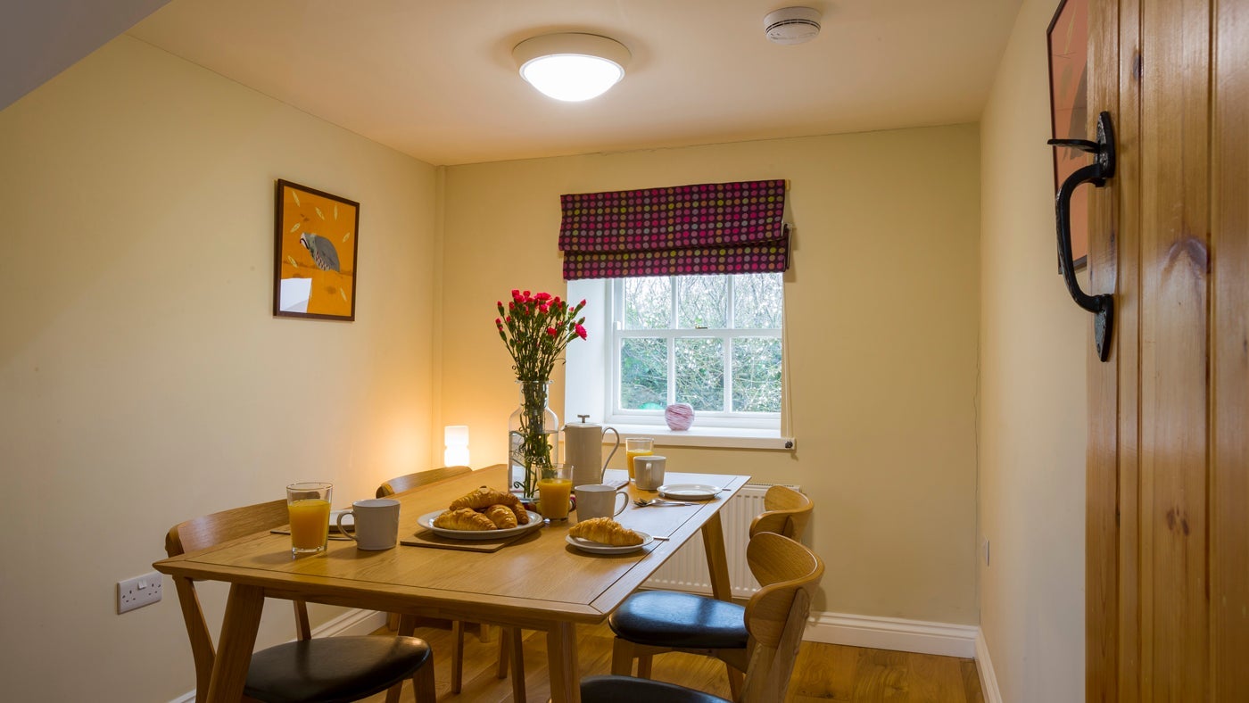 The dining room at Penrhyn Mawr, Anglesey