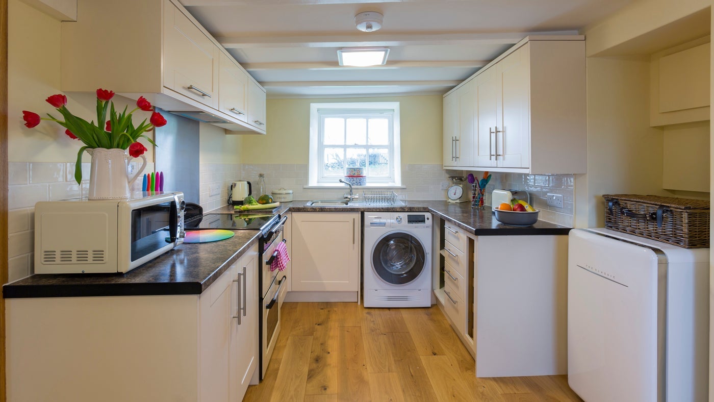 The kitchen at Penrhyn Mawr, Anglesey