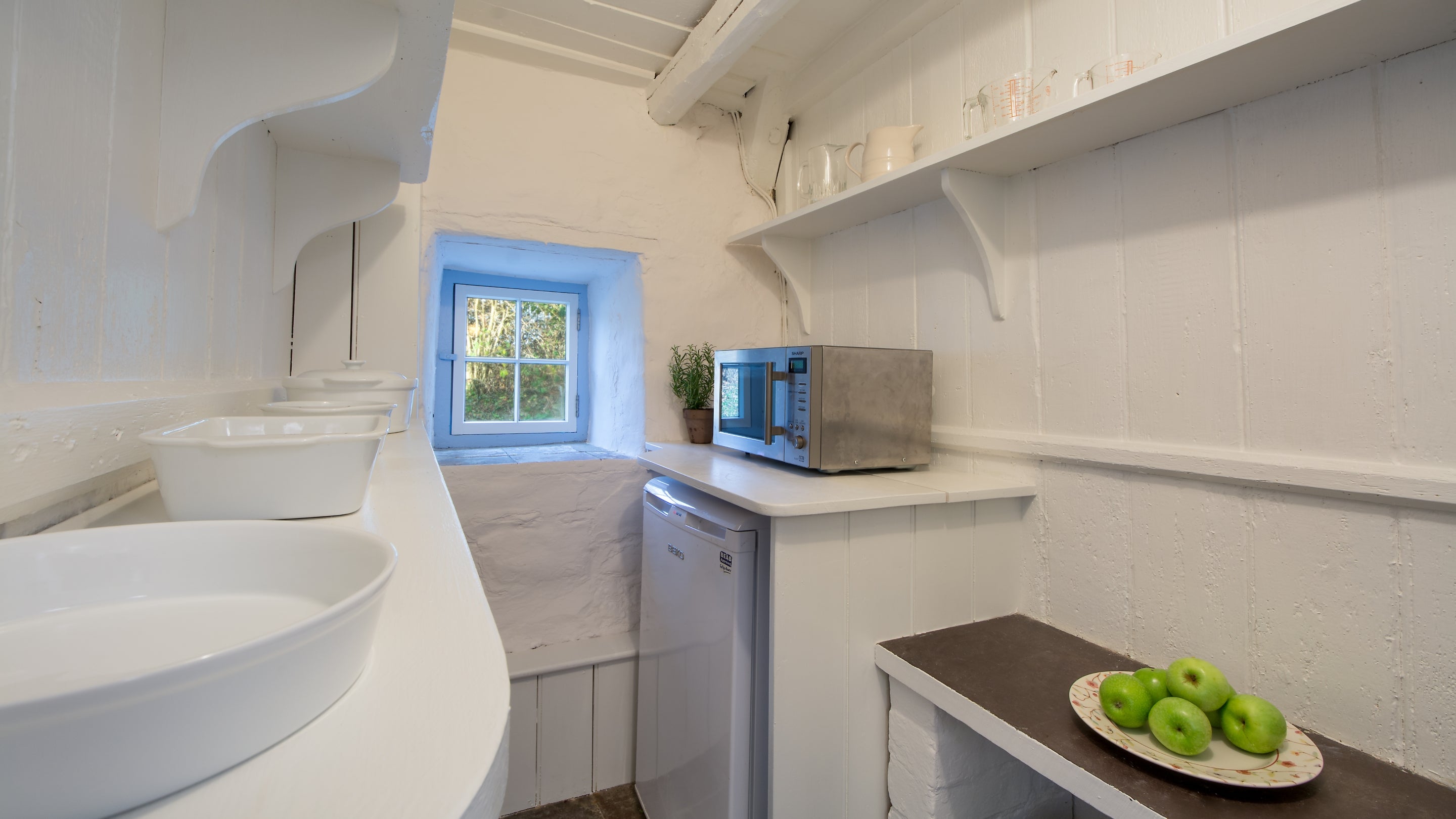 The pantry at Pontbrenmydyr, Ceredigion