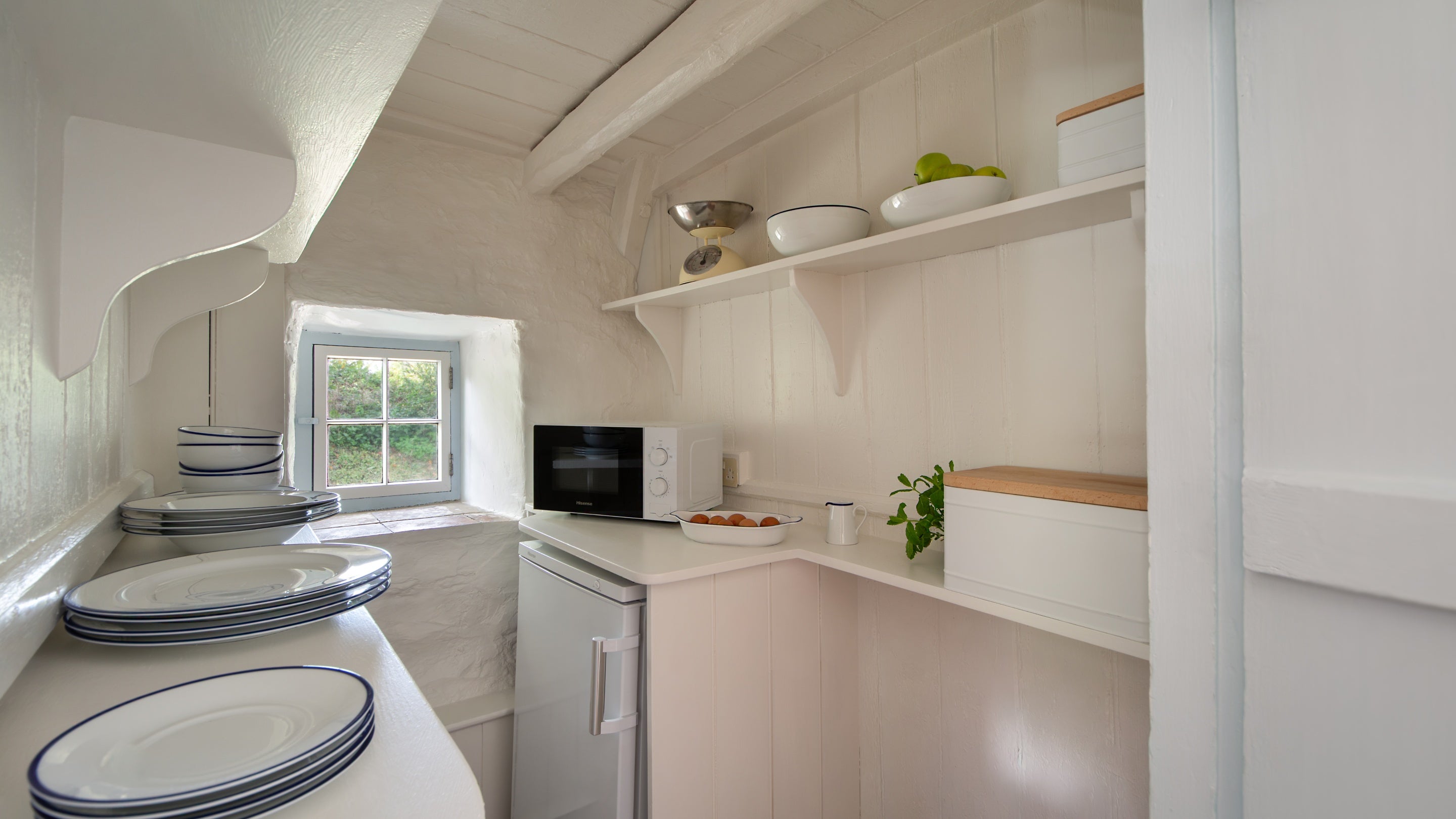 The pantry at Pontbrenmydyr, Ceredigion