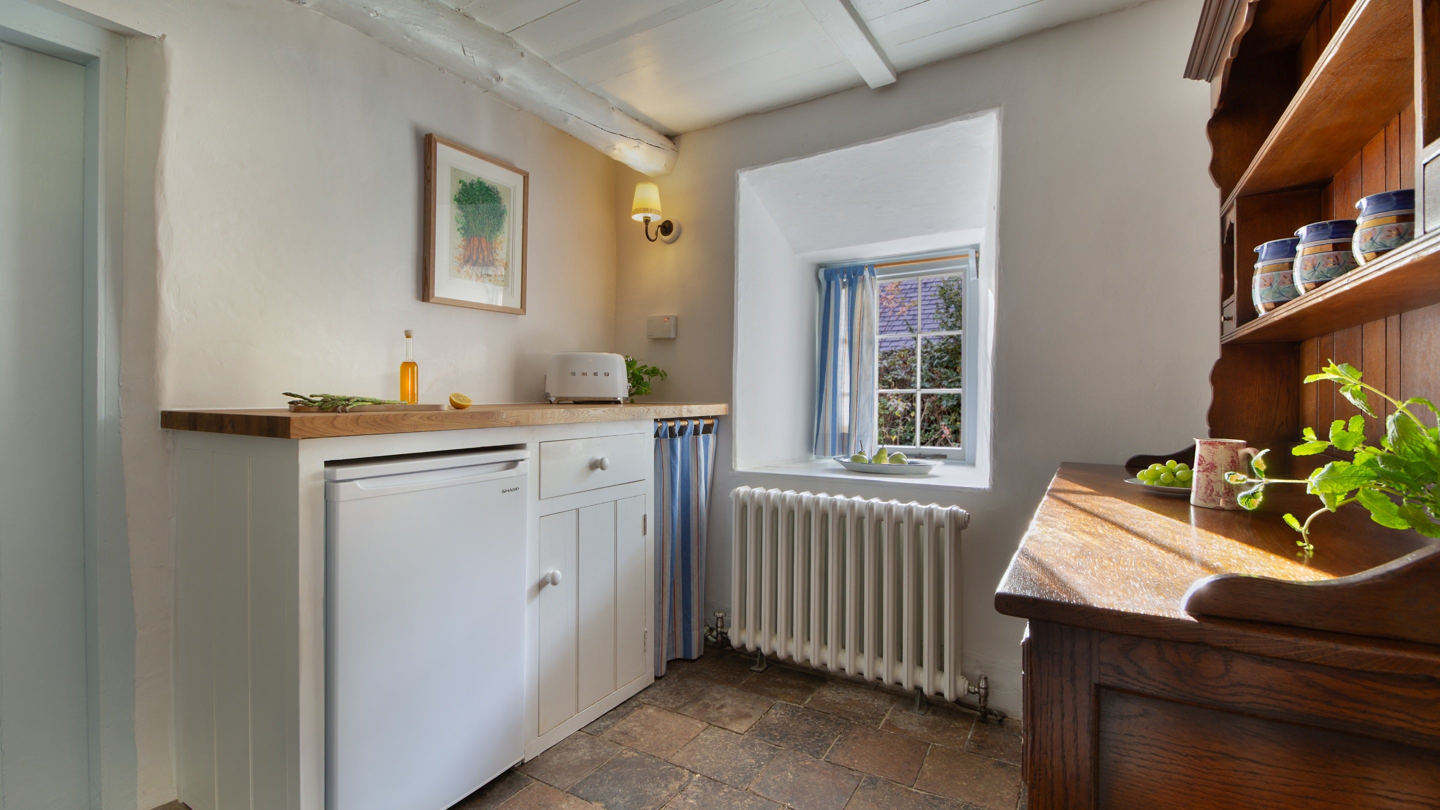 Part of the kitchen at Pontbrenmydyr, Ceredigion