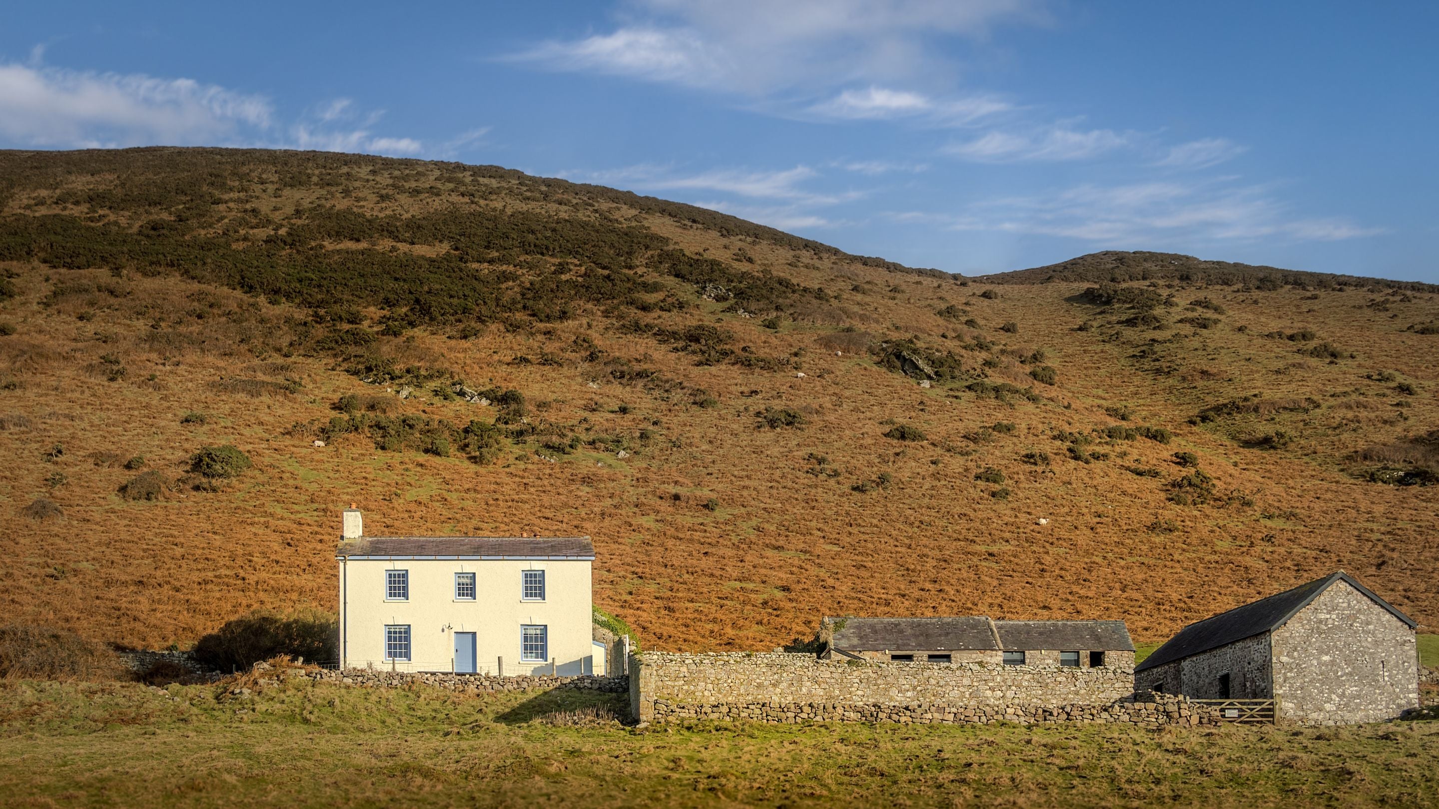The exterior of Rhossili Old Rectory, South Wales
