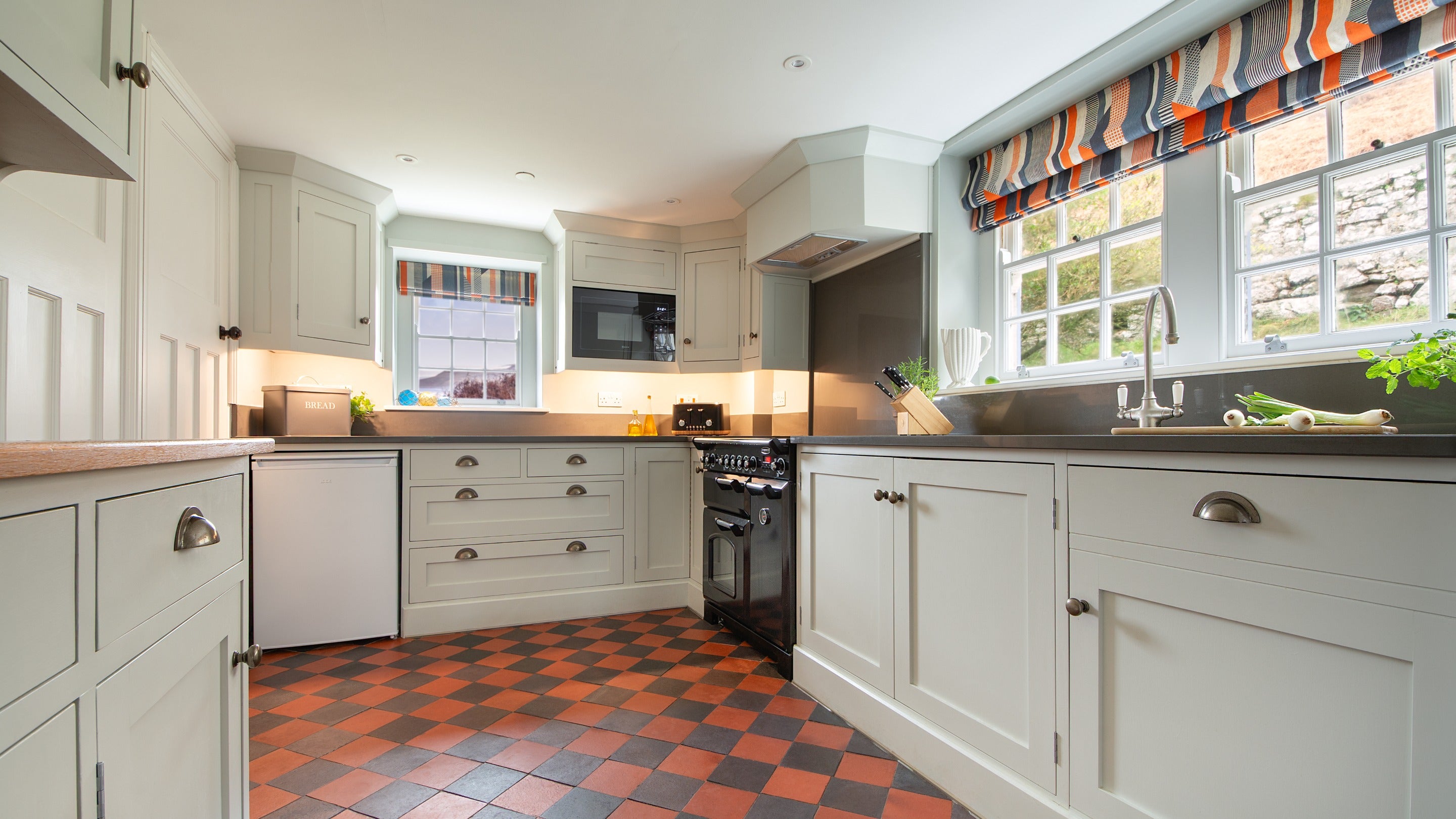 The kitchen at Rhossili Old Rectory, South Wales