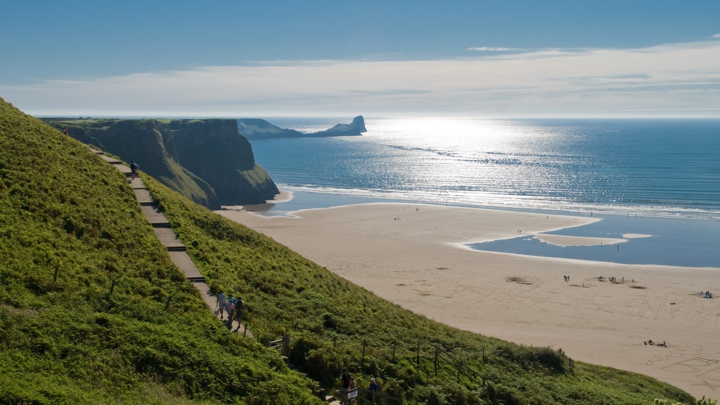 Rhossili Beach near South Pilton Green Farmhouse, Rhossili, Swansea