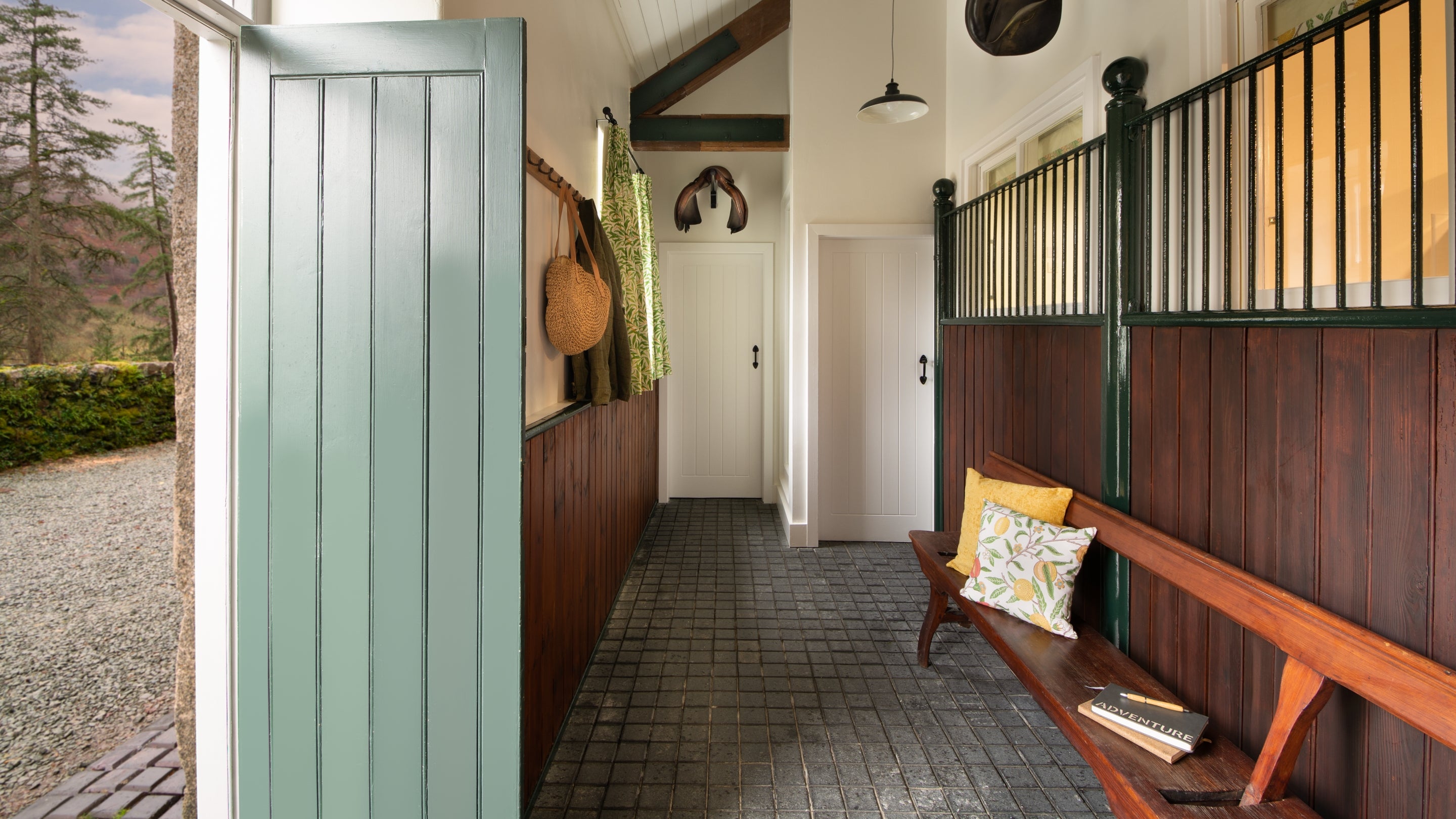 The entrance at Stabl Bach, Gwynedd