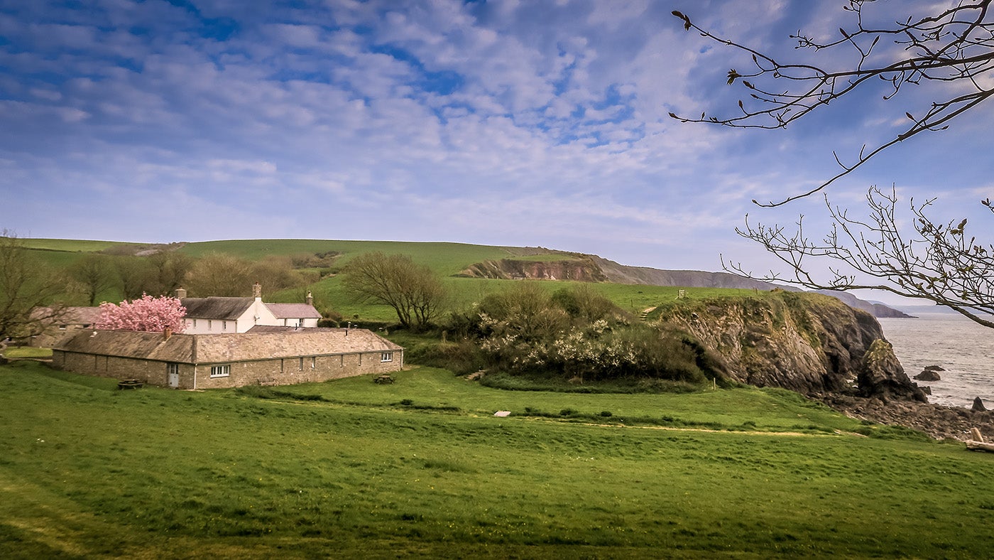 Exterior view of Byre 3, Stackpole Estate, Pembroke, South Wales