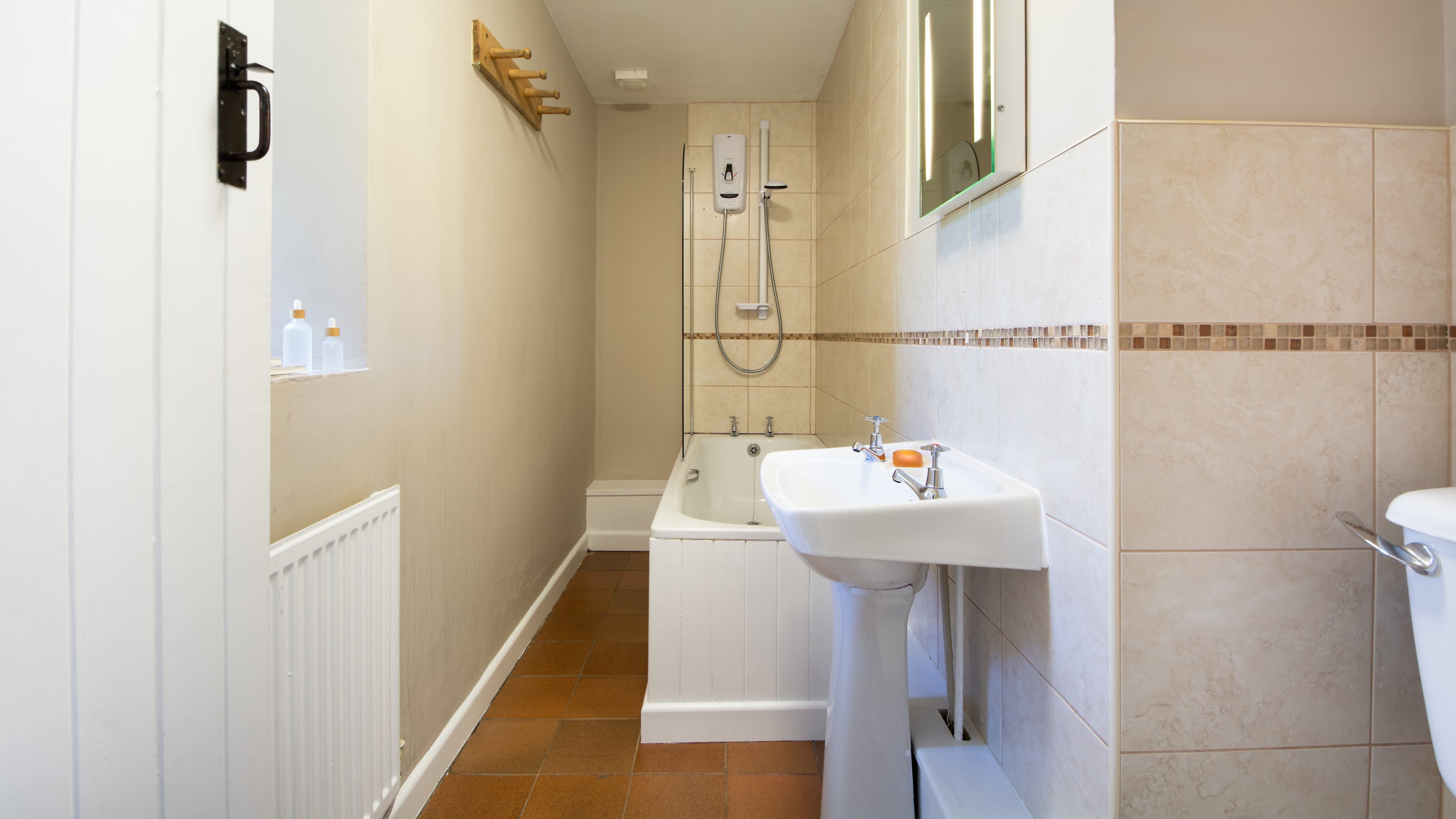 The bathroom at Stackpole Dairy Cottage, Pembrokeshire