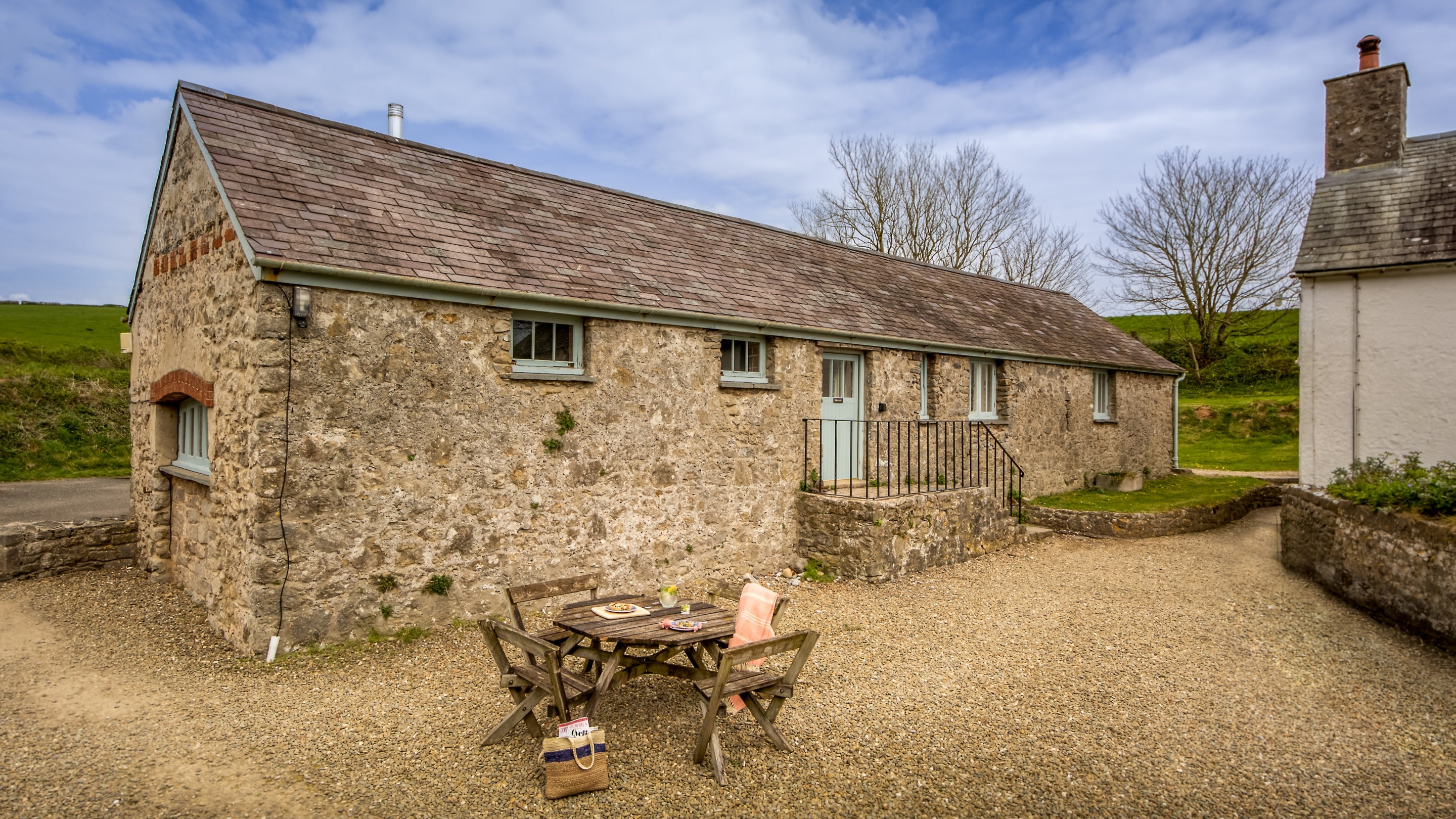 The exterior of Stackpole Granary, Pembrokeshire
