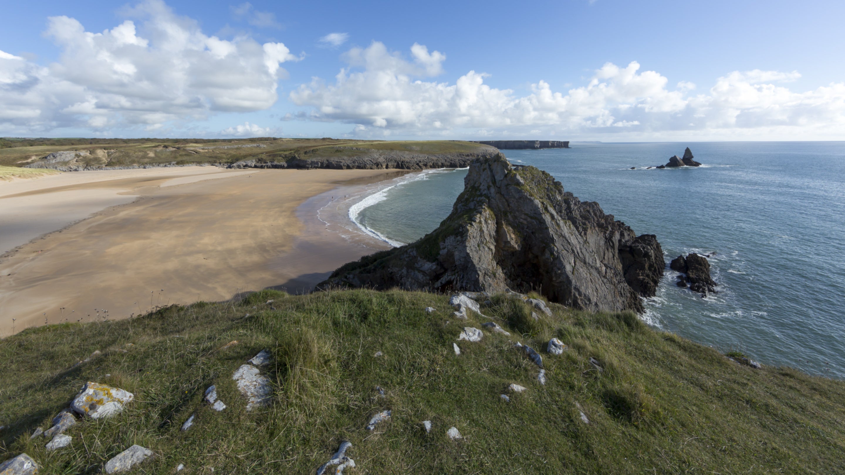 Barafundle Bay at Stackpole, Pembrokeshire