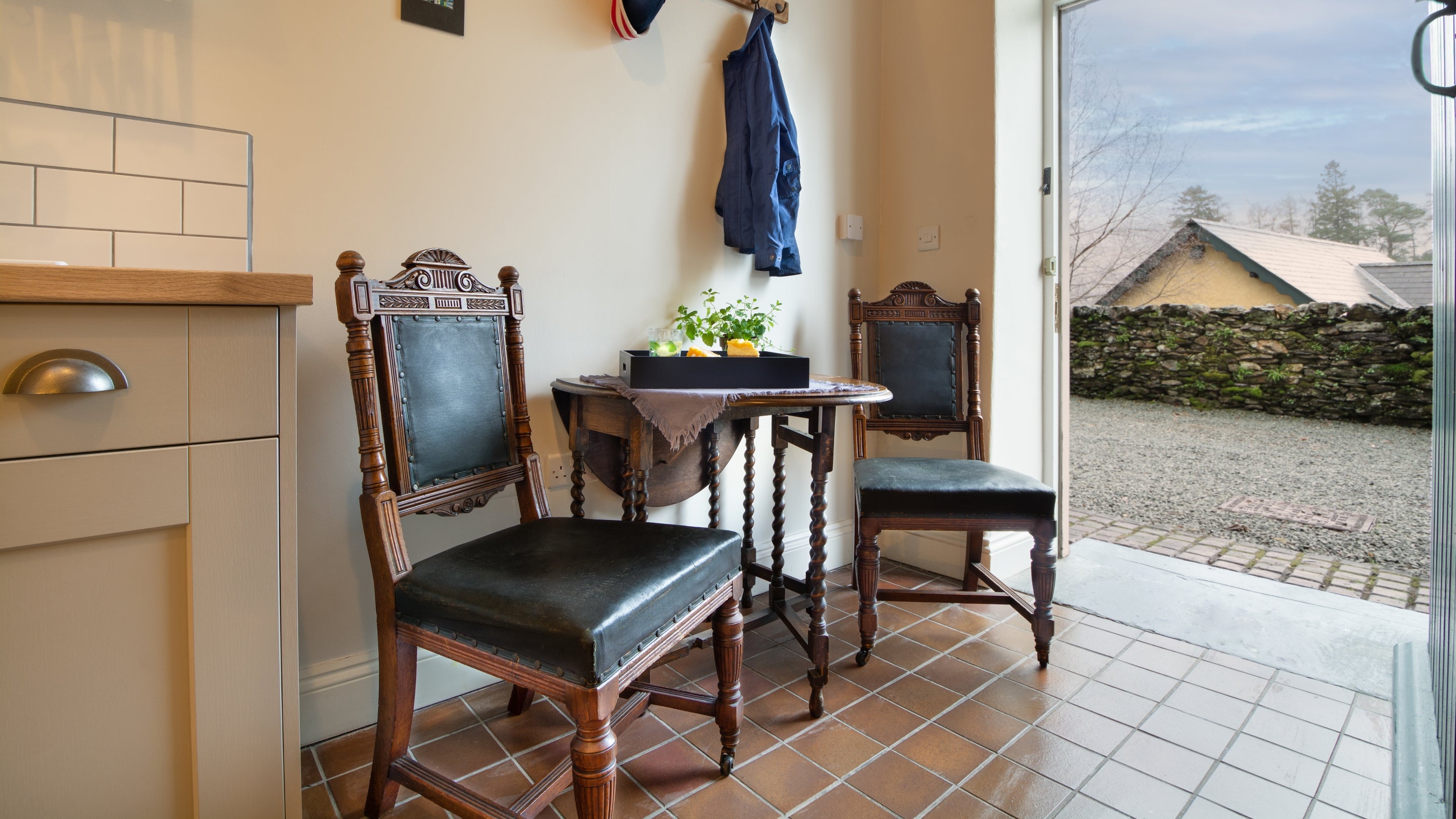 The open-plan ground floor at Sygun, Gwynedd