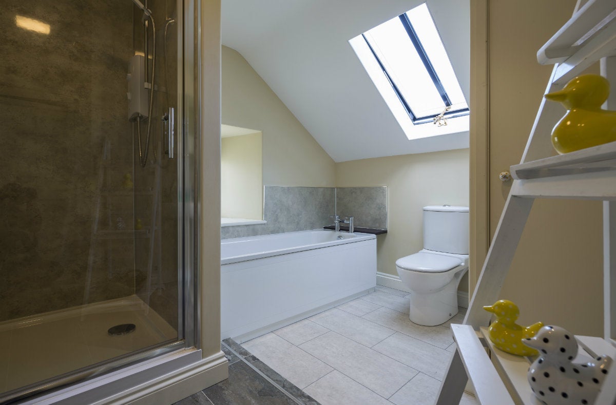 The bathroom at Tal y Braich, Betws y Coed, Gwynedd