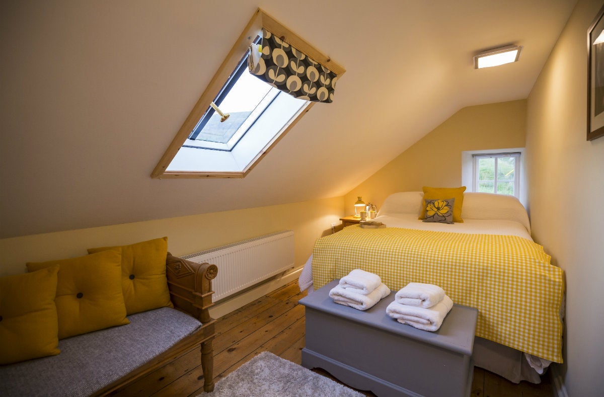 The single bedroom at Tal y Braich, Betws y Coed, Gwynedd