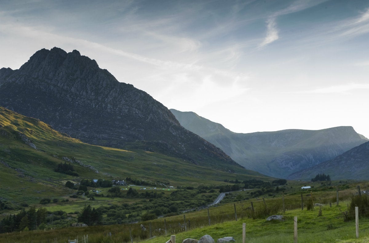 The surrounding countryside at Tal y Braich, Betws y Coed, Gwynedd