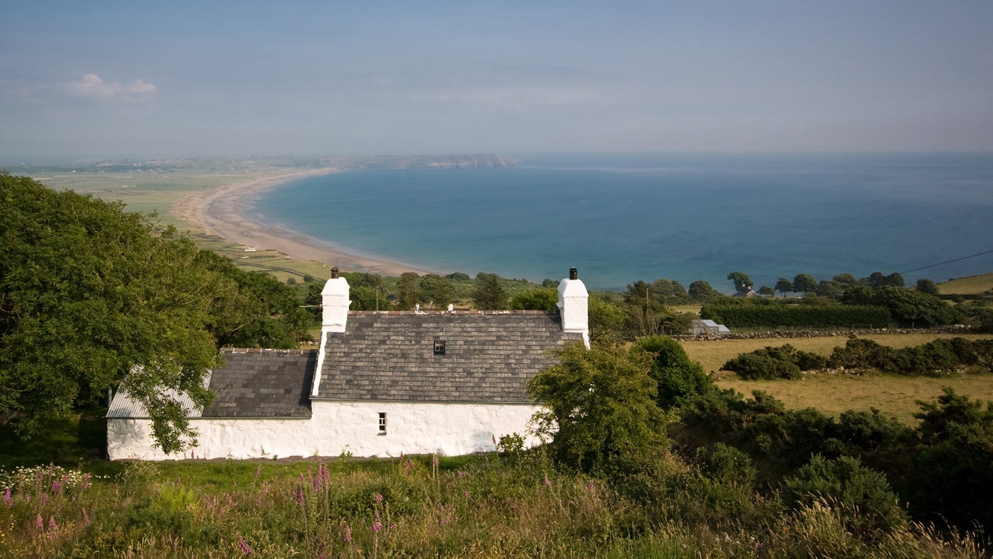 Exterior of Tan y Bwlch, Rhiw, Llyn Peninsula, Gwynedd