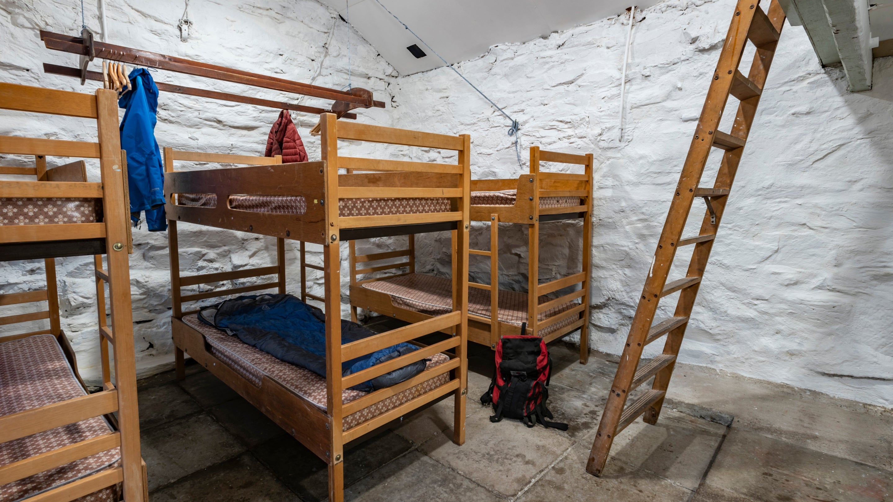 The interior of Tan Y Coed Bothy, Gwynedd