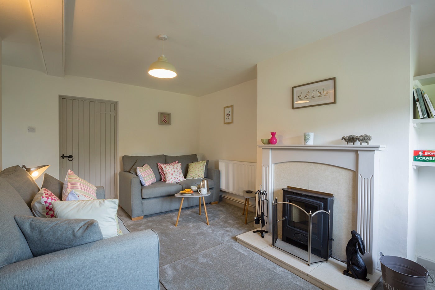 The sitting room at Ty'r Stocmon, Wrexham