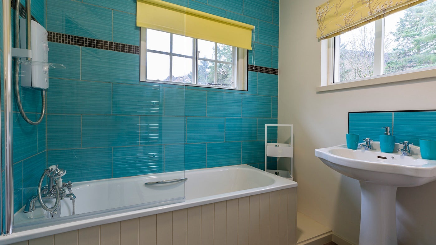 The bathroom at Y Wenallt, Gwynedd 
