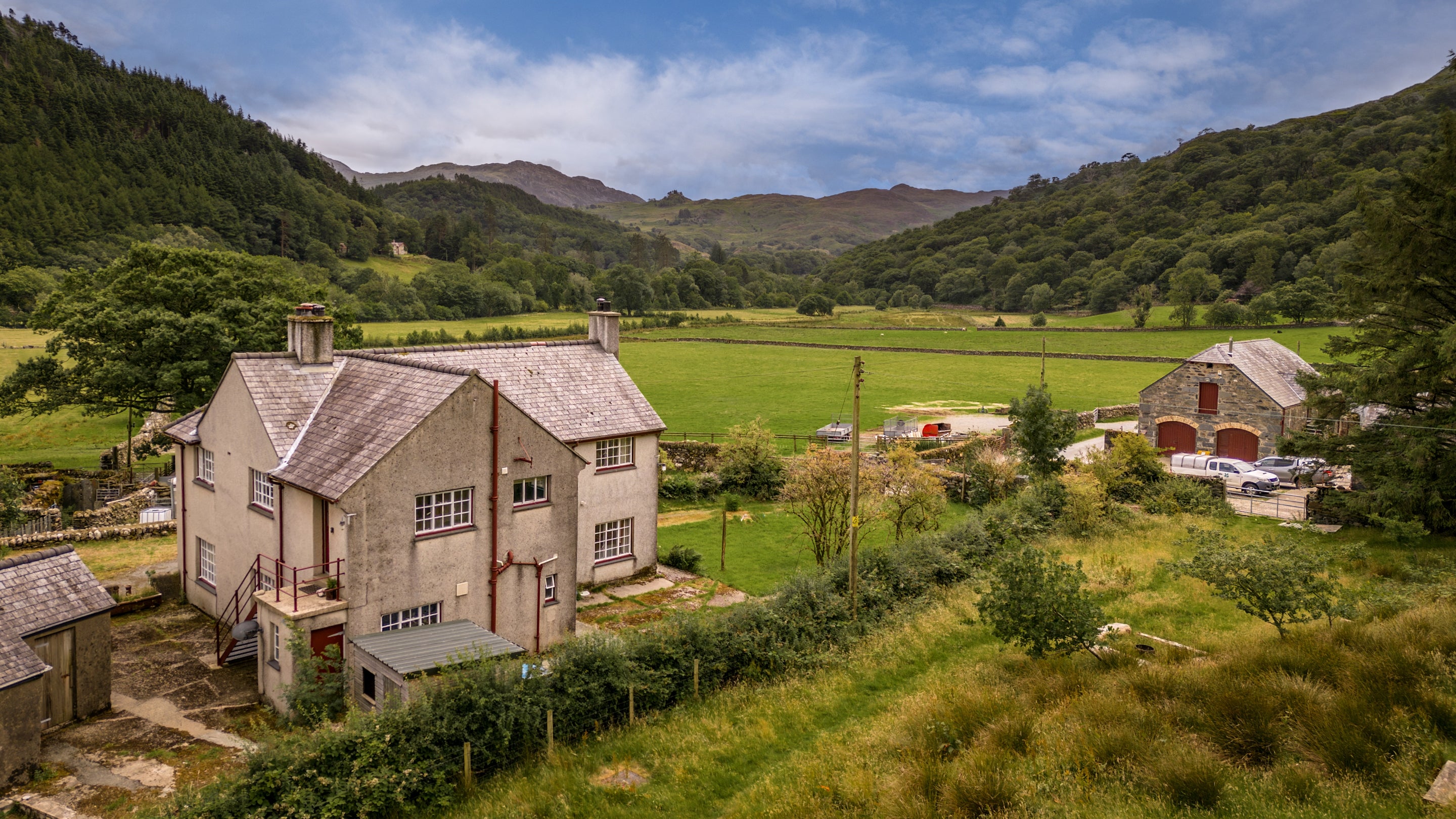 The exterior of Y Wenallt, Gwynedd