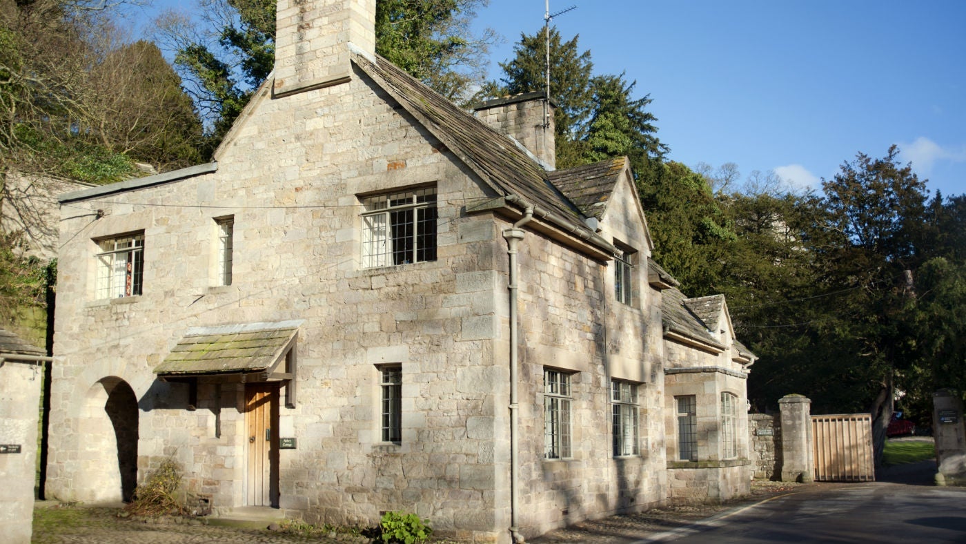 The exterior of Abbey Cottage, nr Ripon, Yorkshire