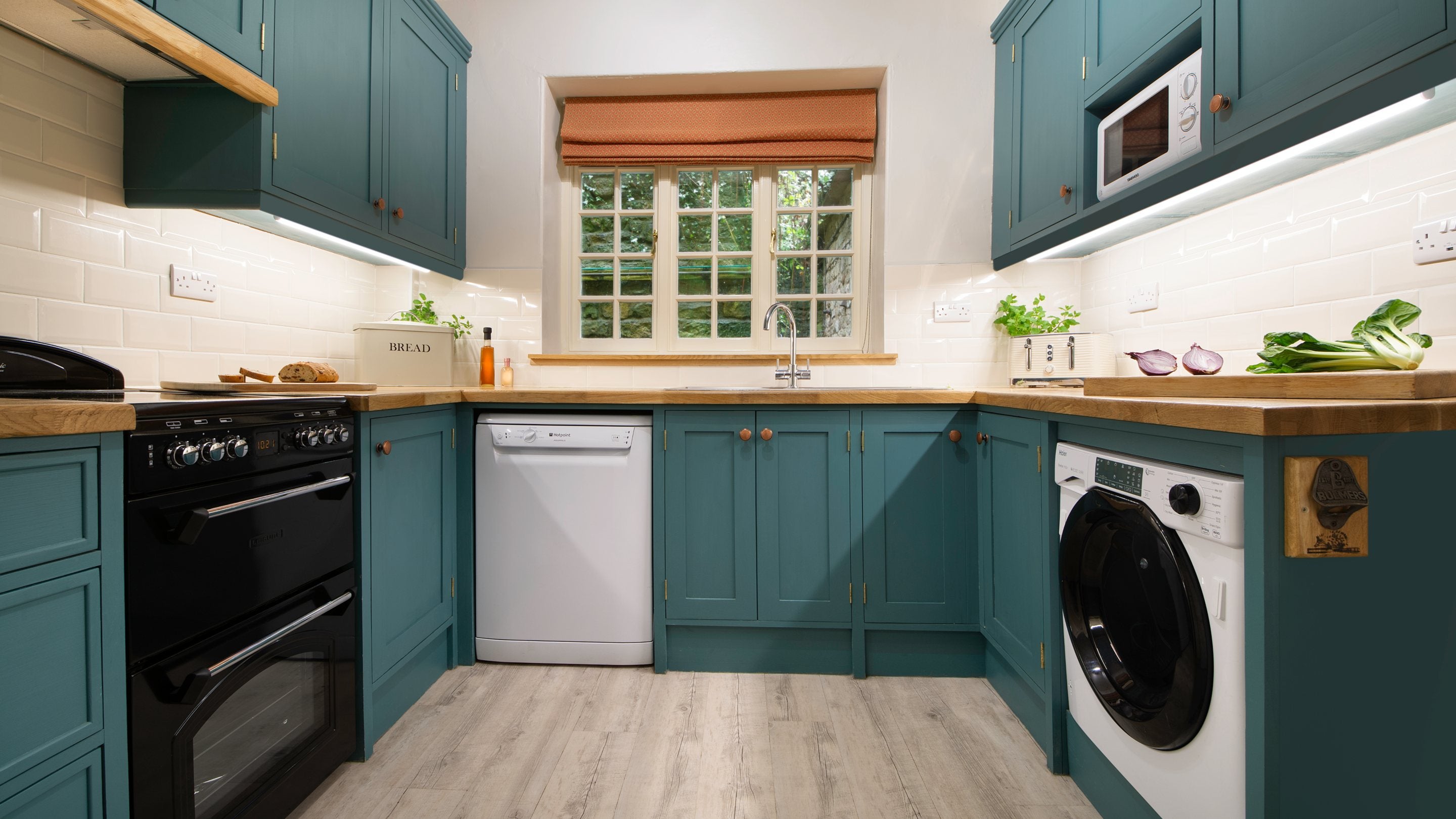 The kitchen at Abbey Cottage, Yorkshire