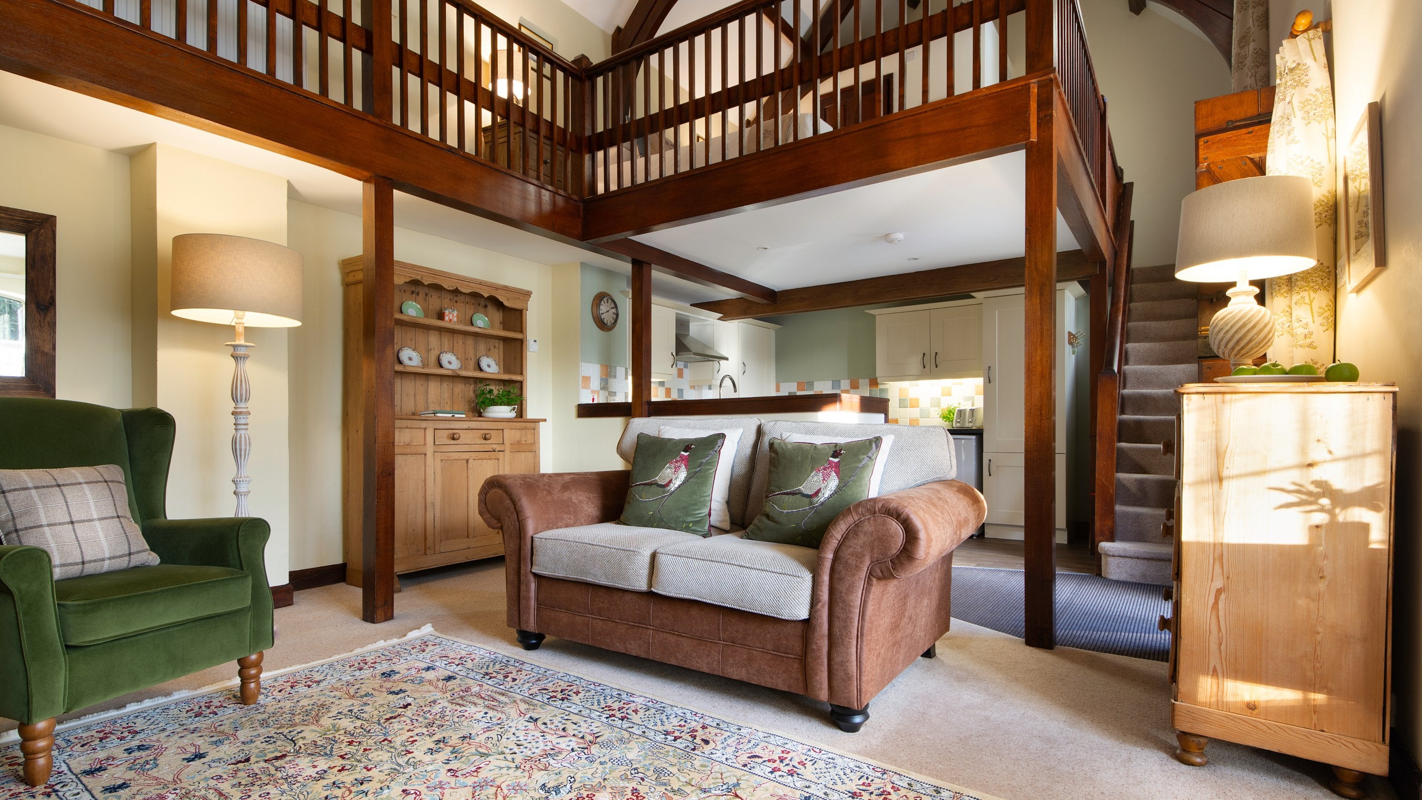 The sitting room at Abbey Stores, North Yorkshire