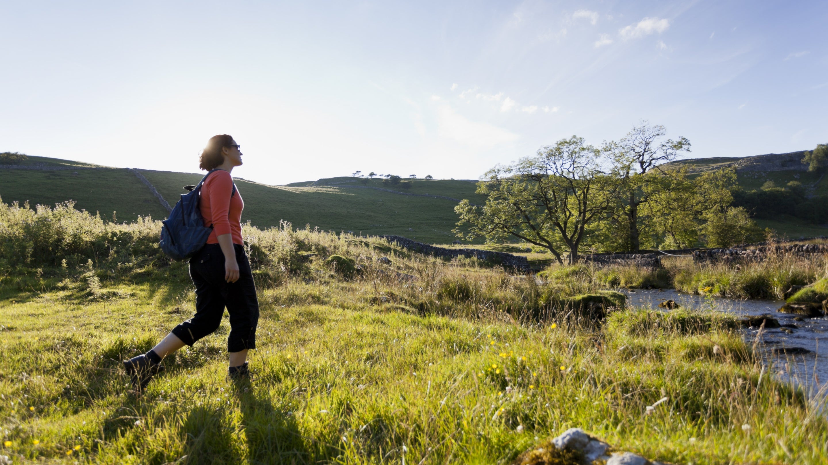Walking on the Yorkshire Dales.