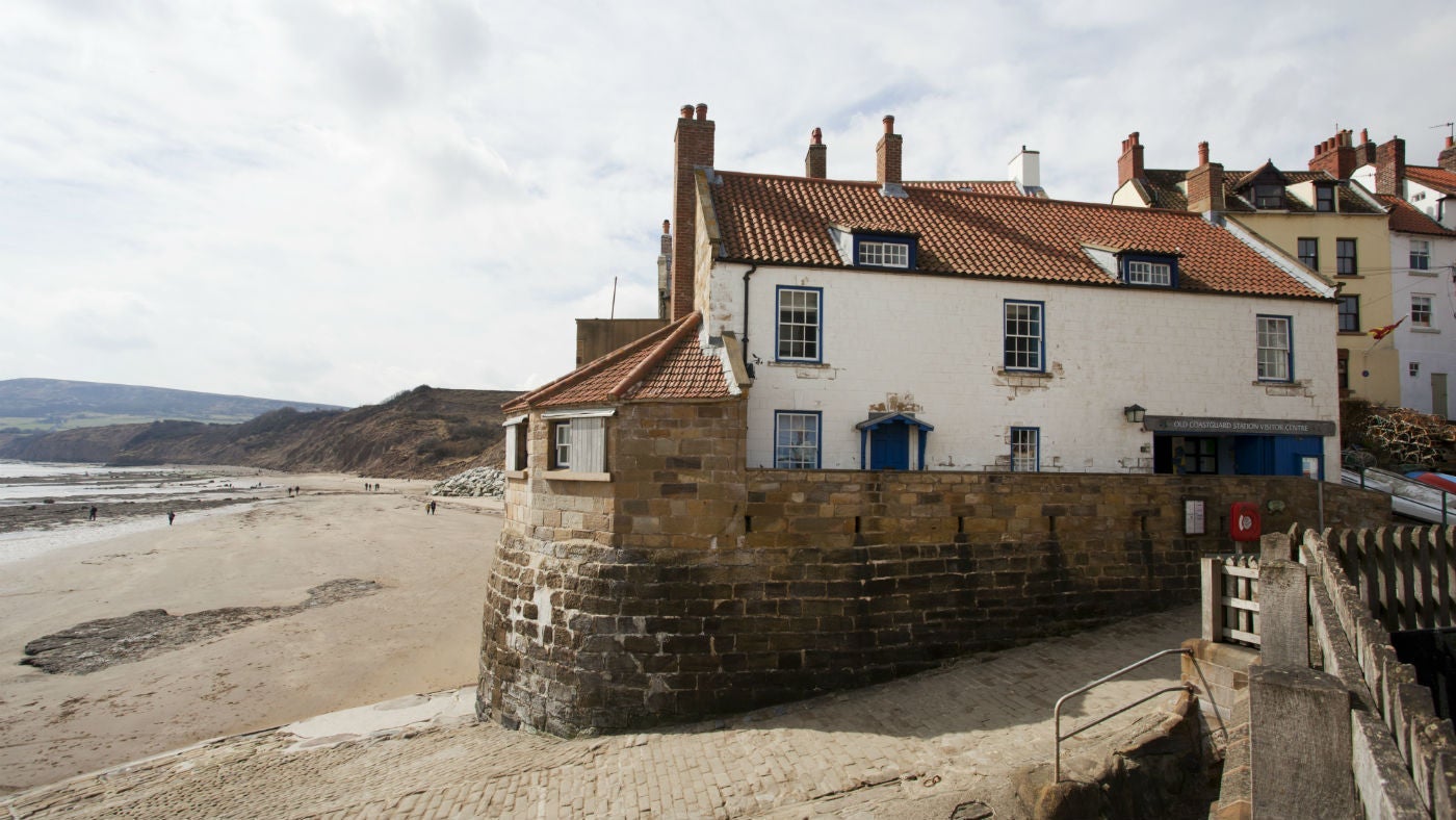 The exterior of Boatman's Loft, Robin Hoods Bay, Yorkshire