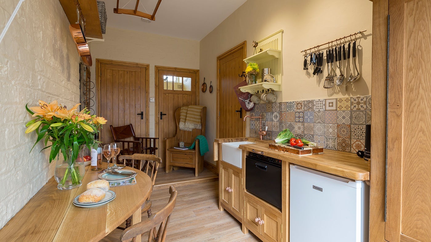 The kitchen of The Boot Room, Ripon, Yorkshire