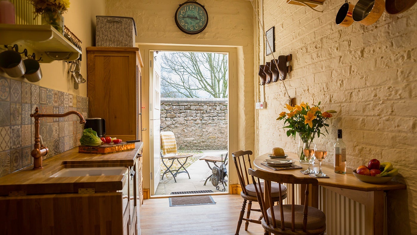 The kitchen at The Boot Room, Ripon, Yorkshire